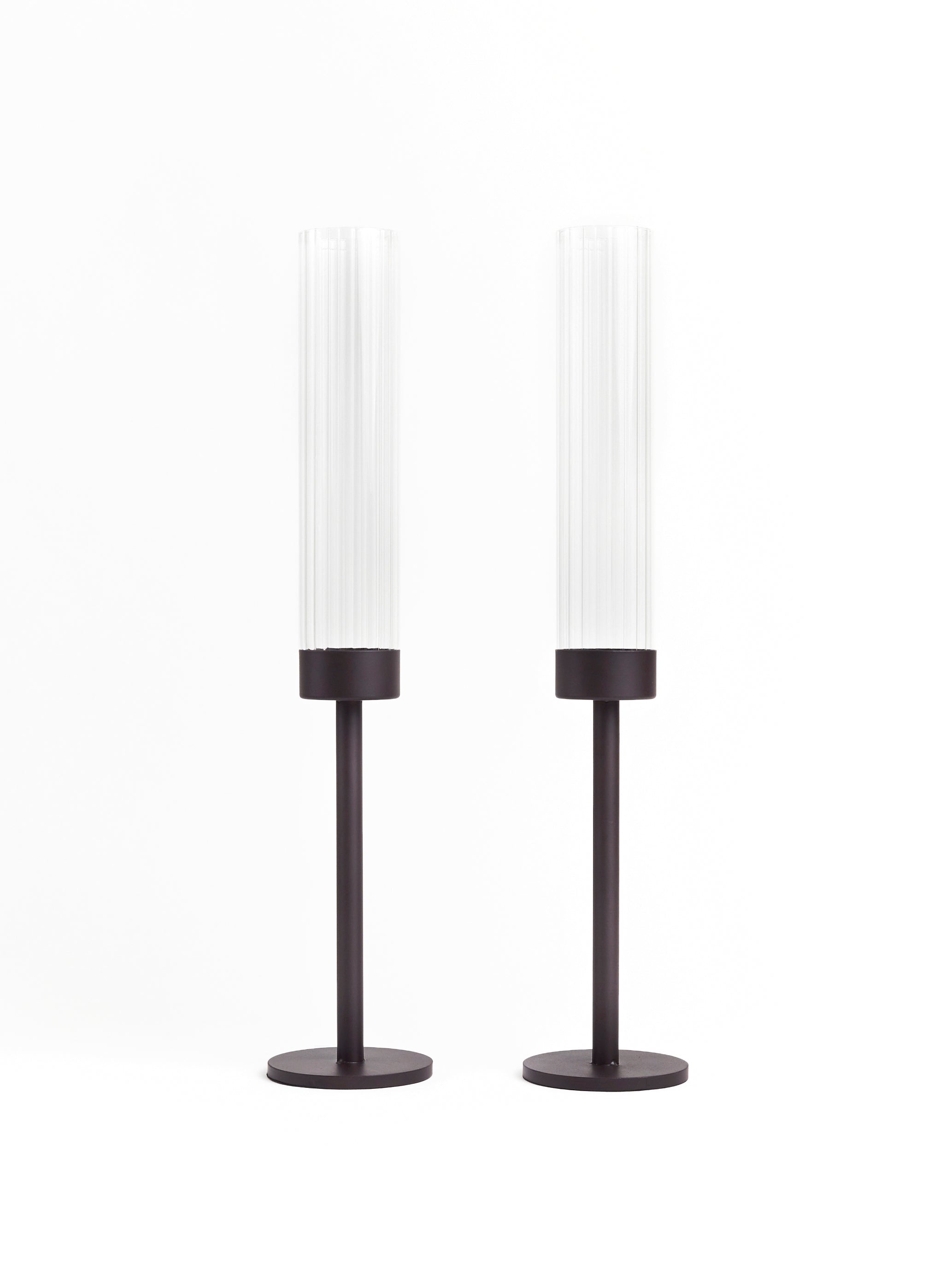 Pair of Serenity Candle Hurricanes