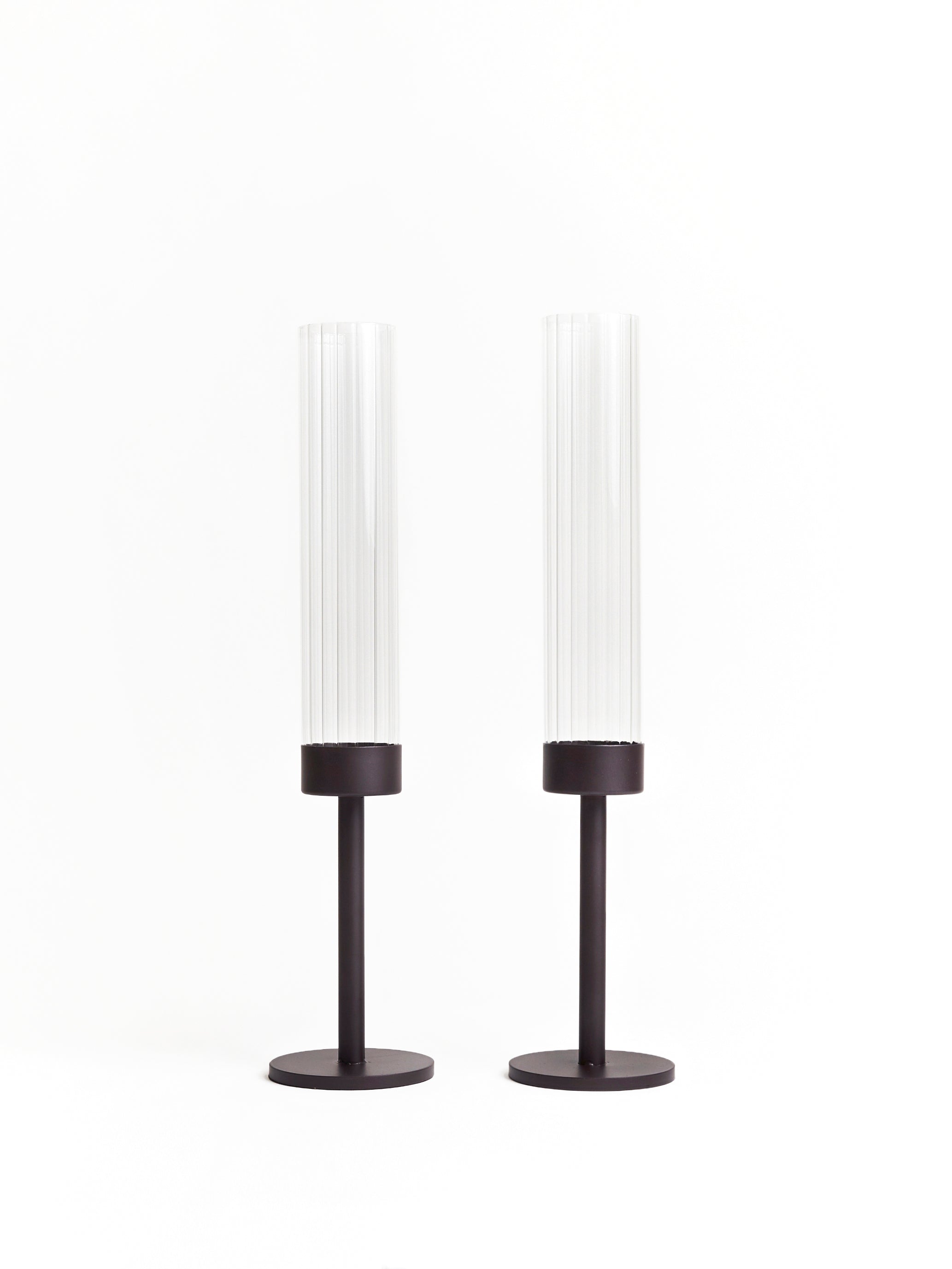 Pair of Serenity Candle Hurricanes