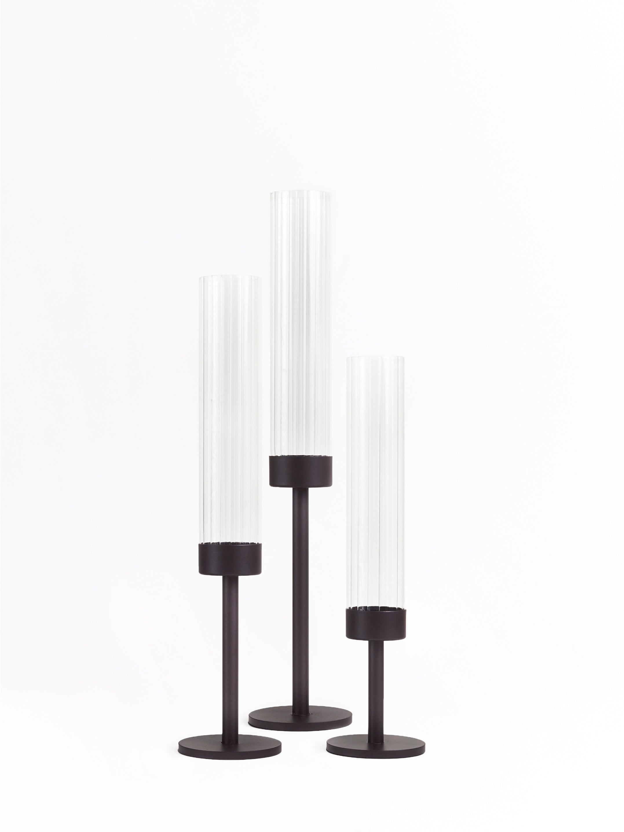 Pair of Serenity Candle Hurricanes