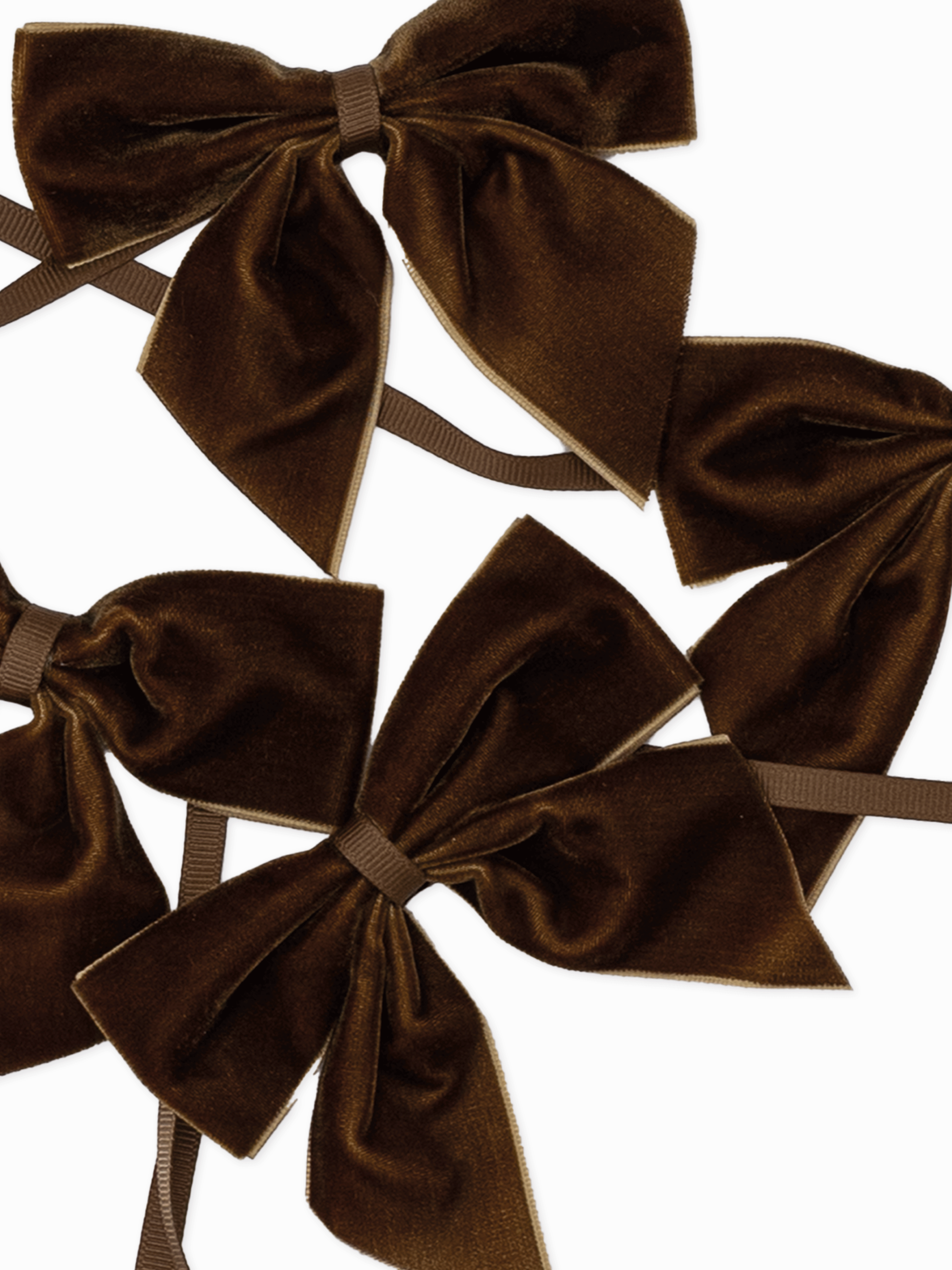 Brown Napkin Bows (Set of 4)