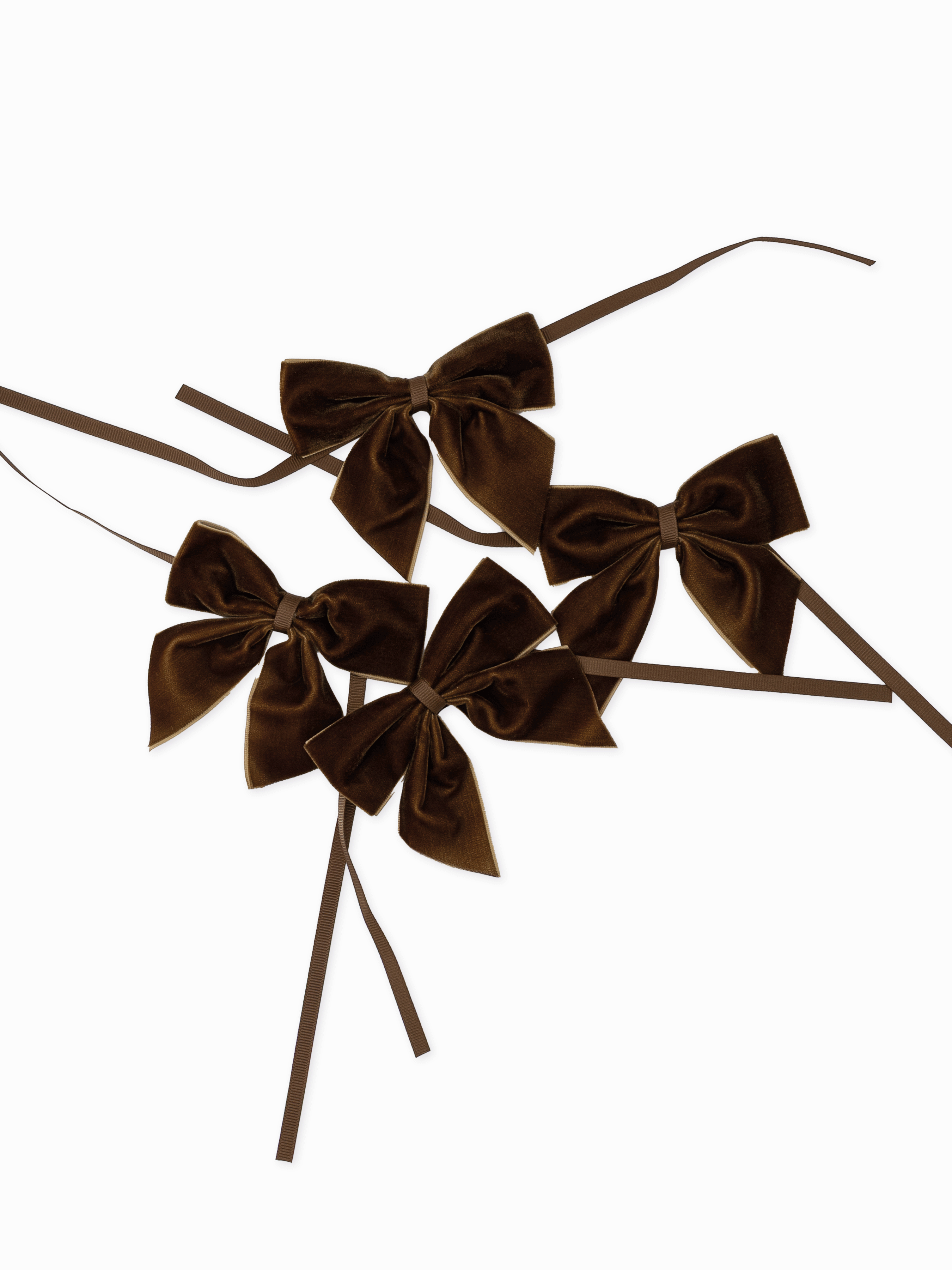 Brown Napkin Bows (Set of 4)