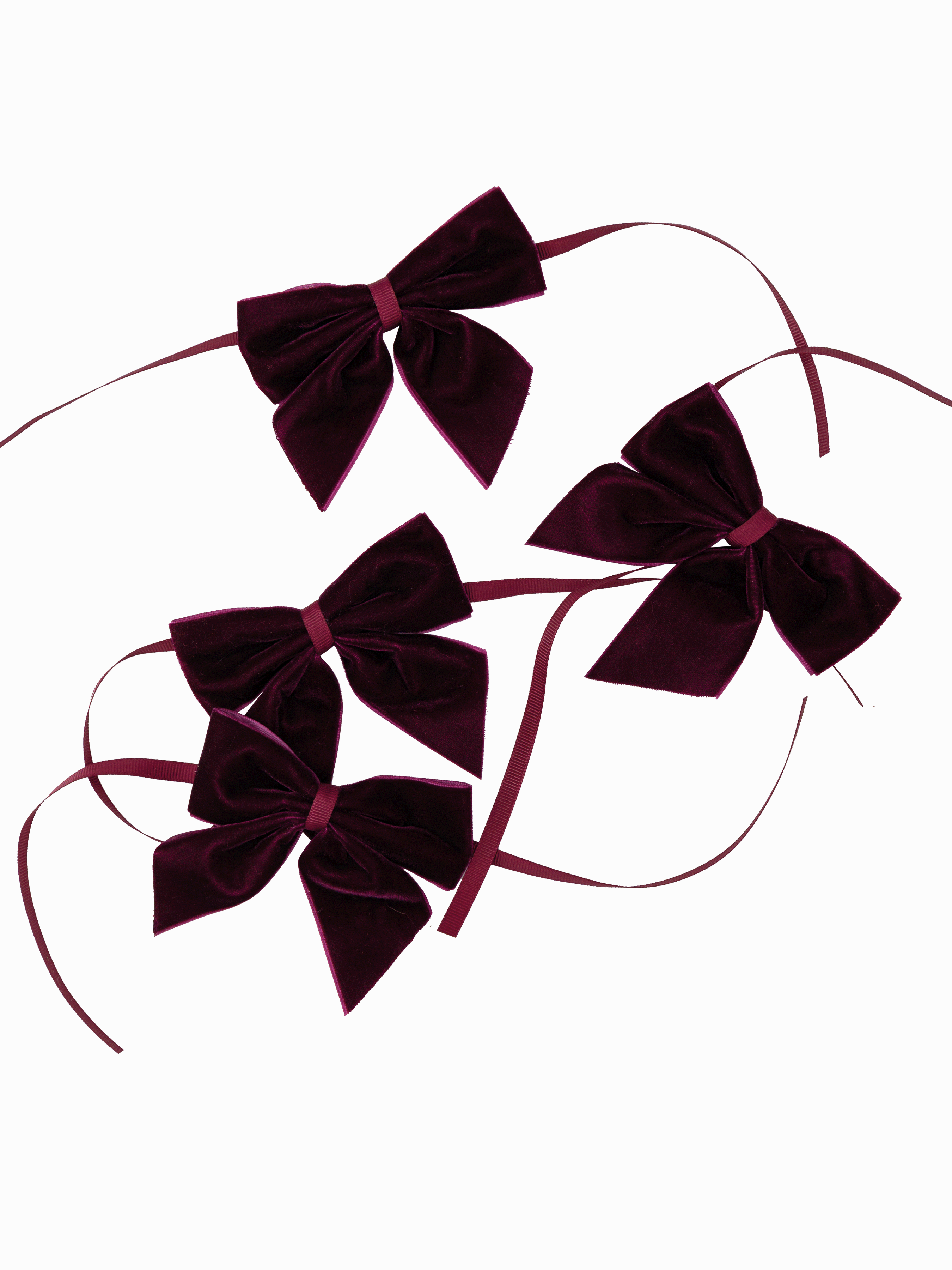 Burgundy Napkin Bows (Set of 4)