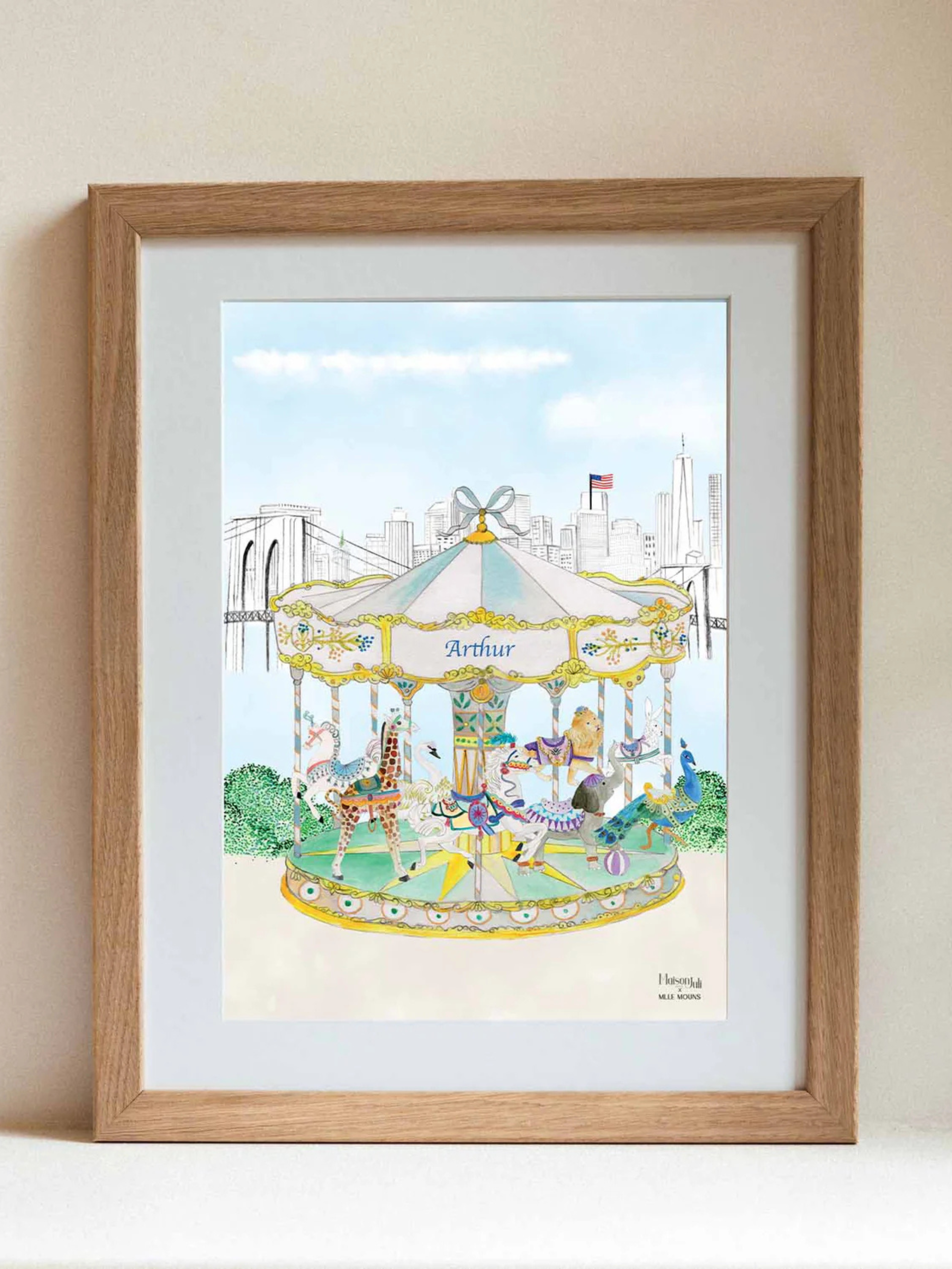 The Carousel of Brooklyn (Blue)