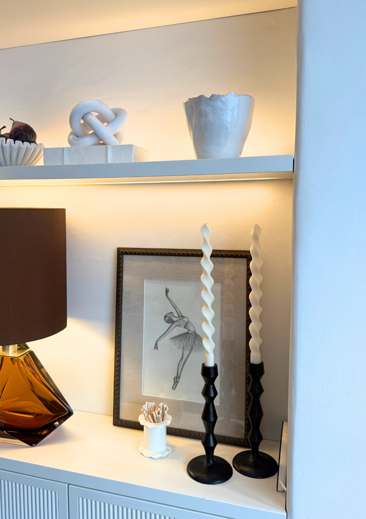 Pair of Luminara Candlestick Holders