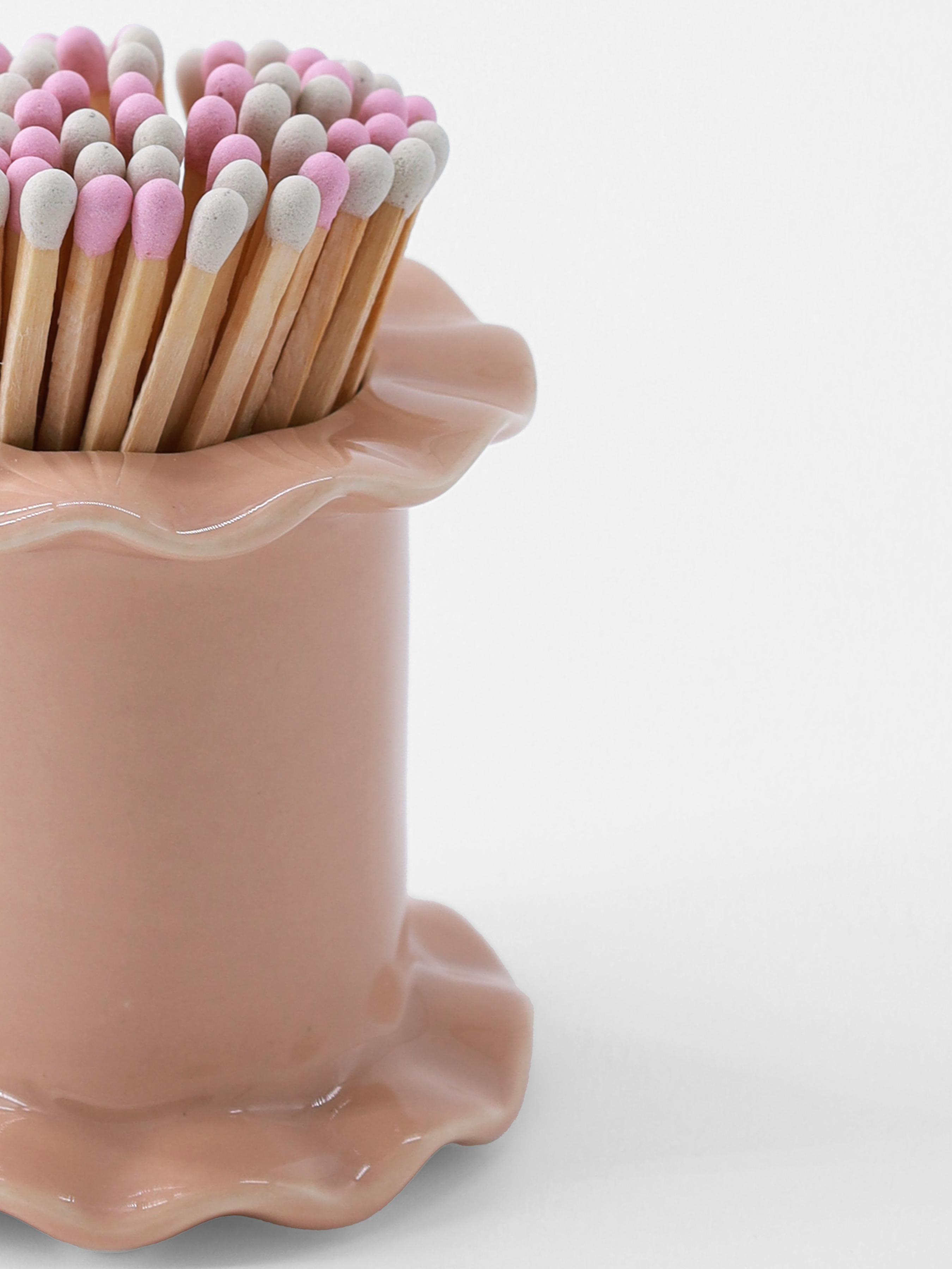 Ruffle Matchstick Holder