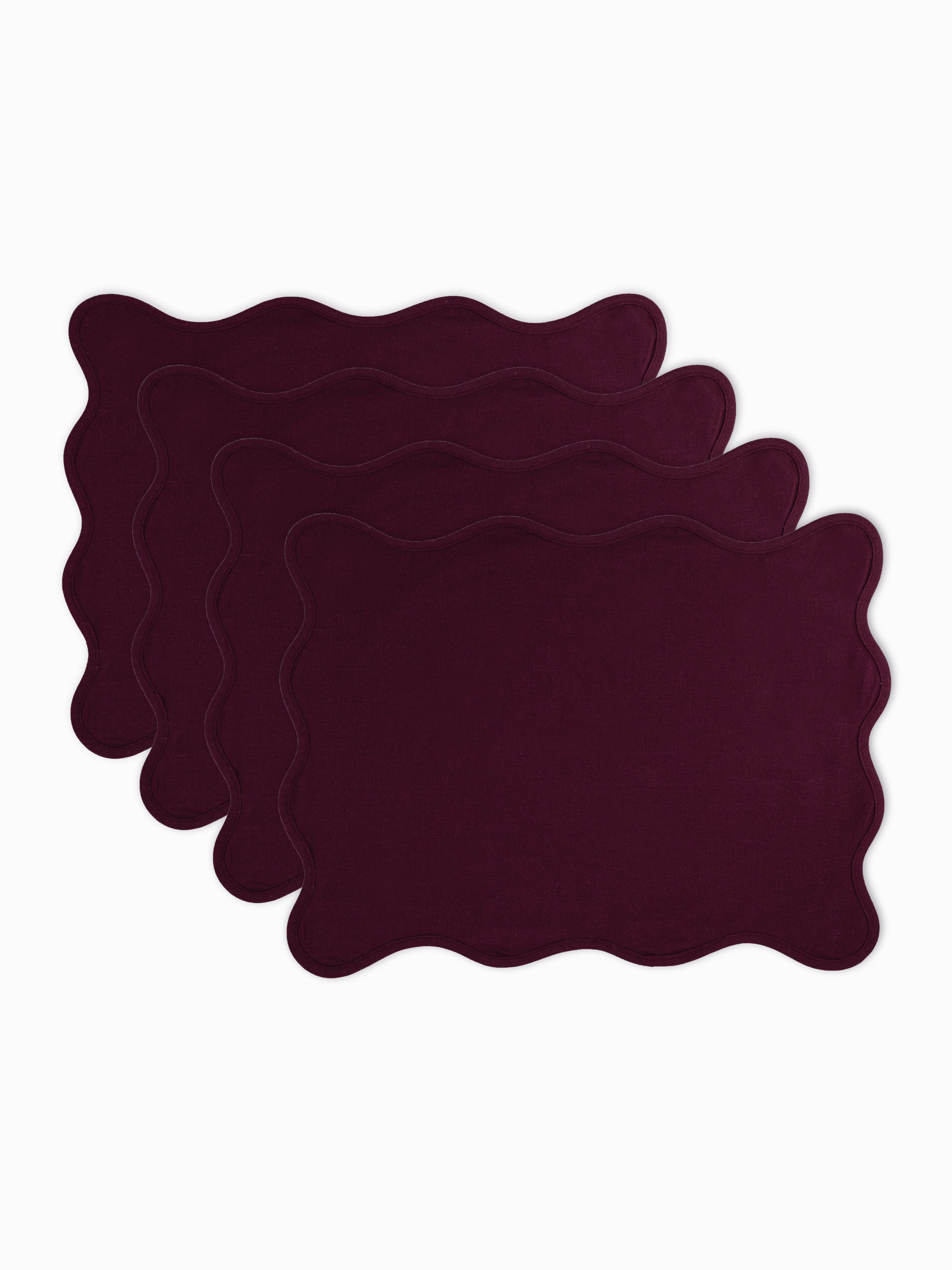 Margot Burgundy Placemat (Set of 4)