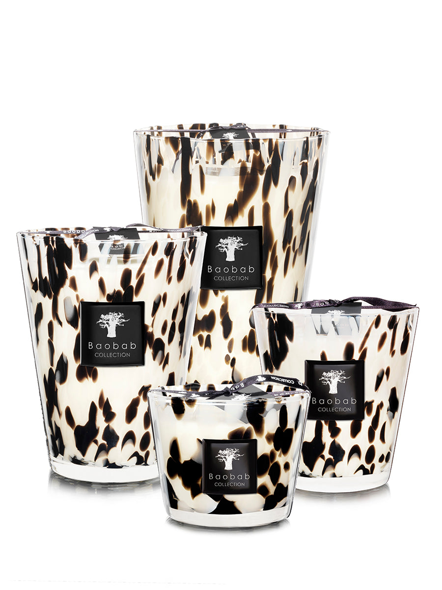 Baobab Candle Pearls Black (Max 35)
