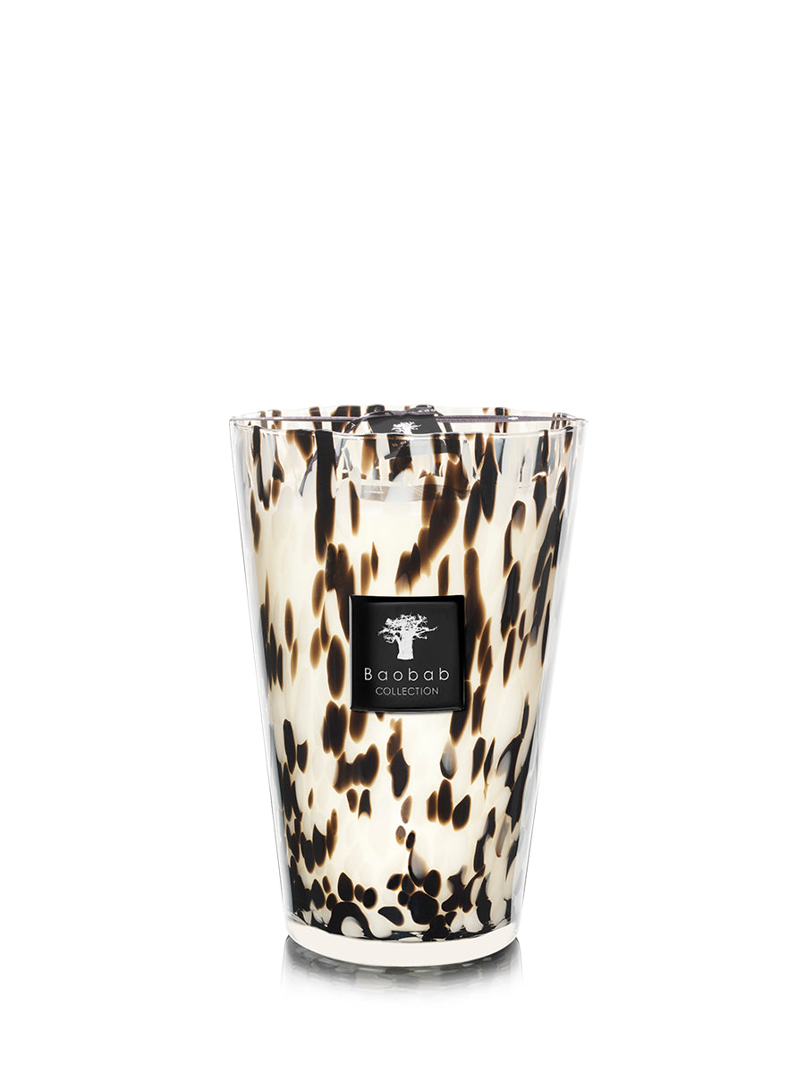 Baobab Candle Pearls Black (Max 35)