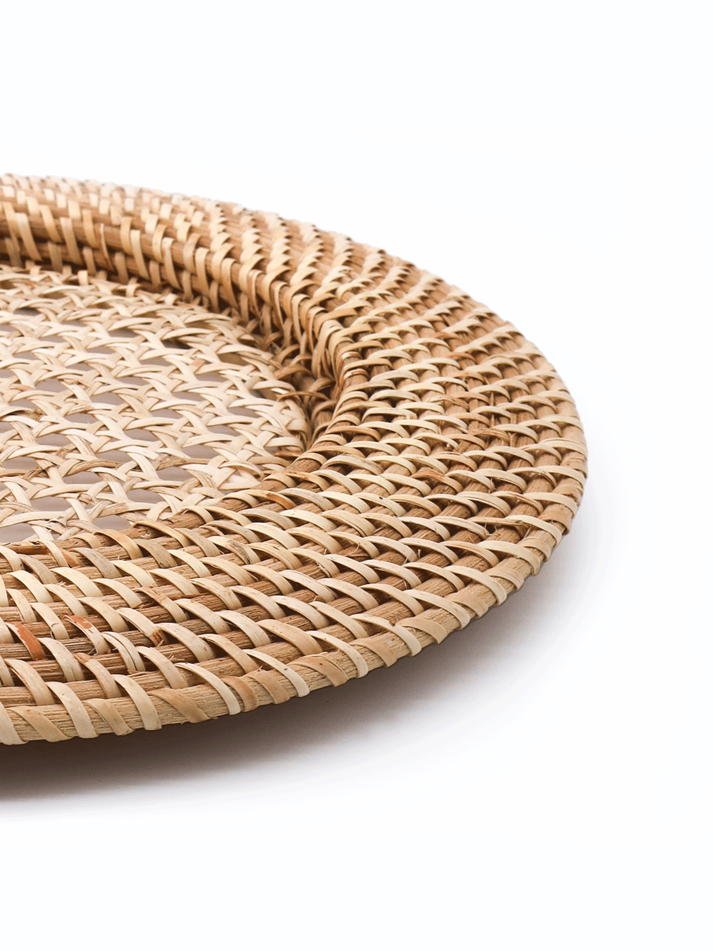 Rattan Charger in Natural