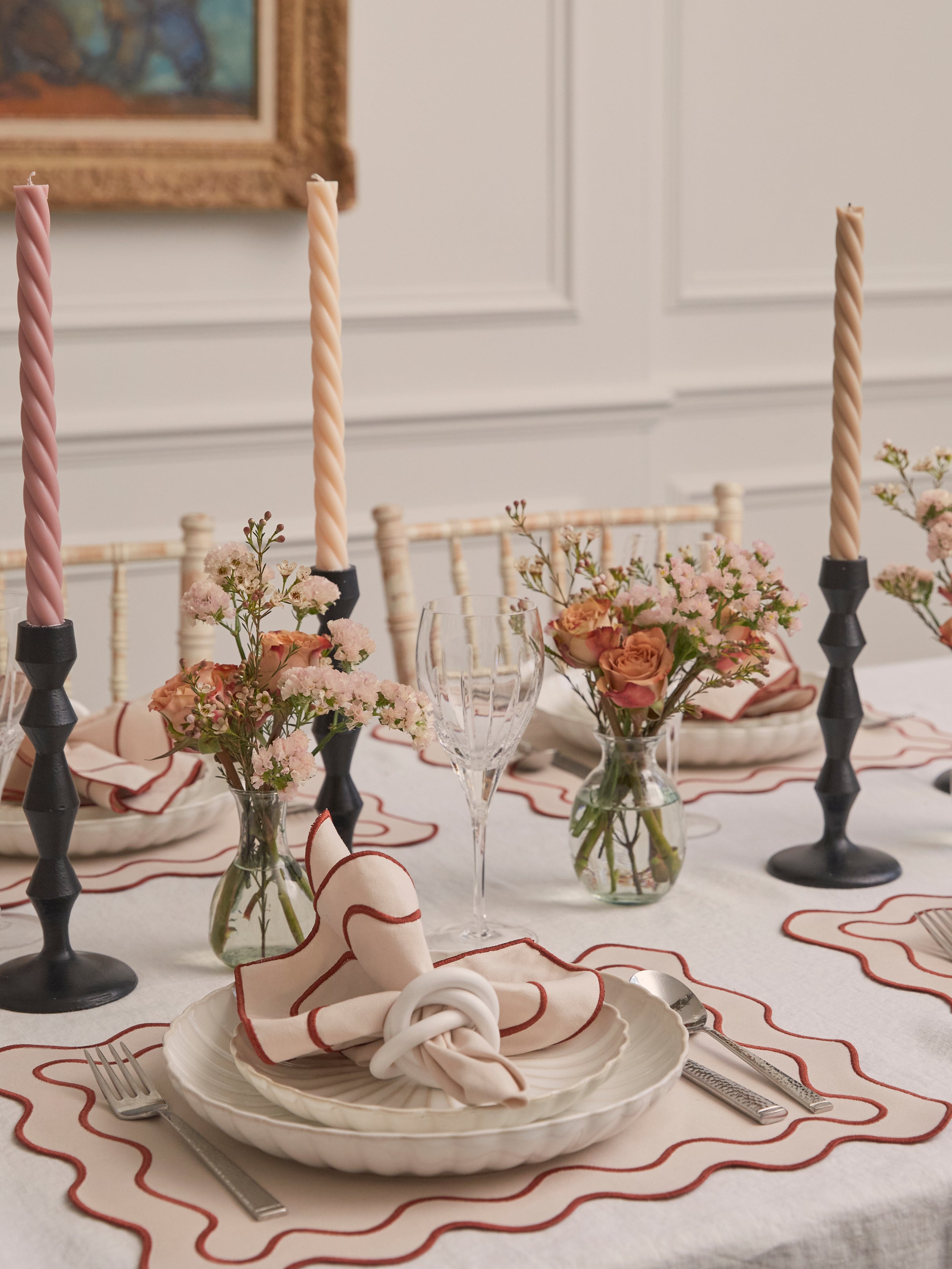 Pair of Luminara Candlestick Holders