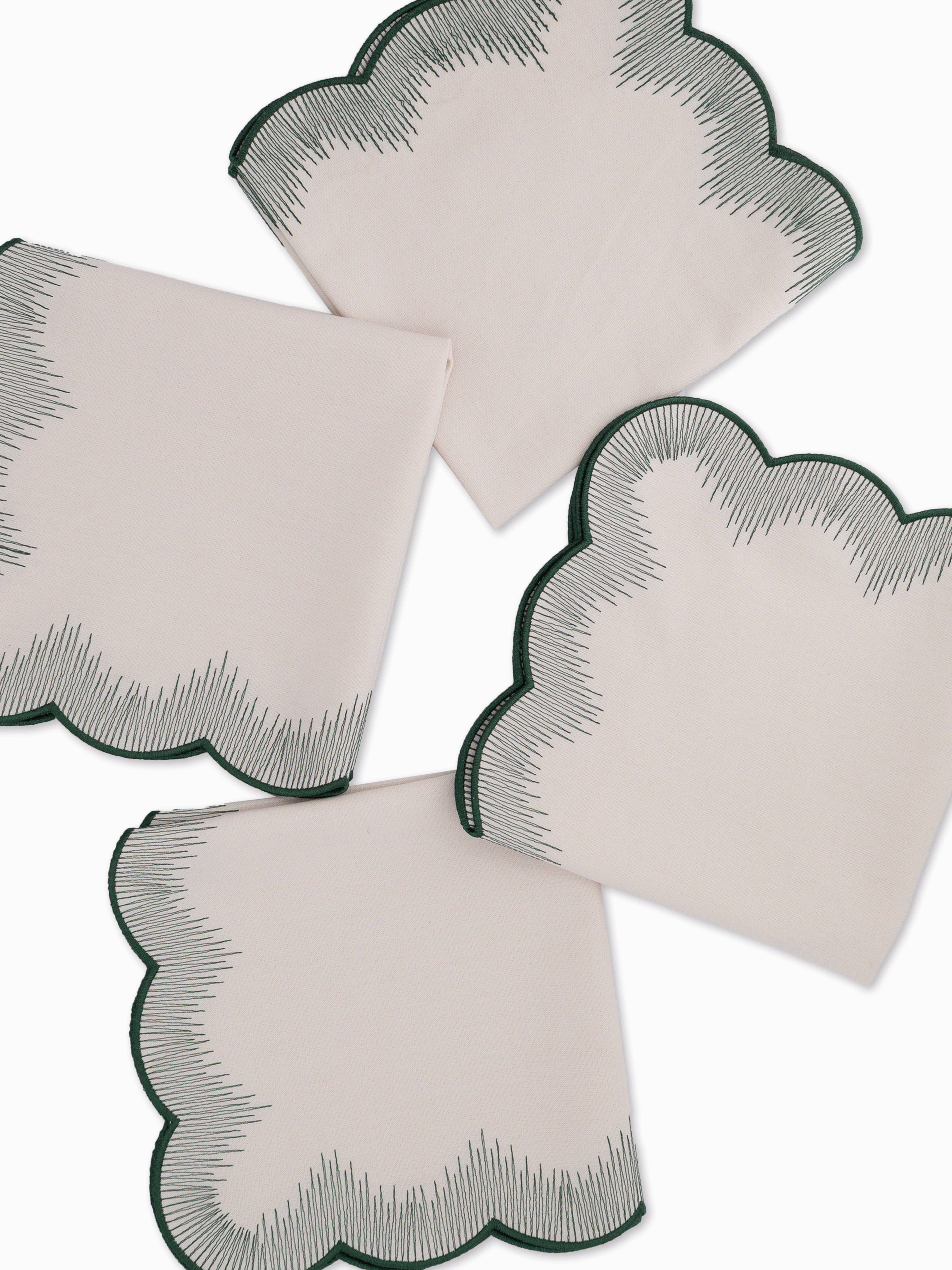 Willow Napkin Forest Green (Set of 4)