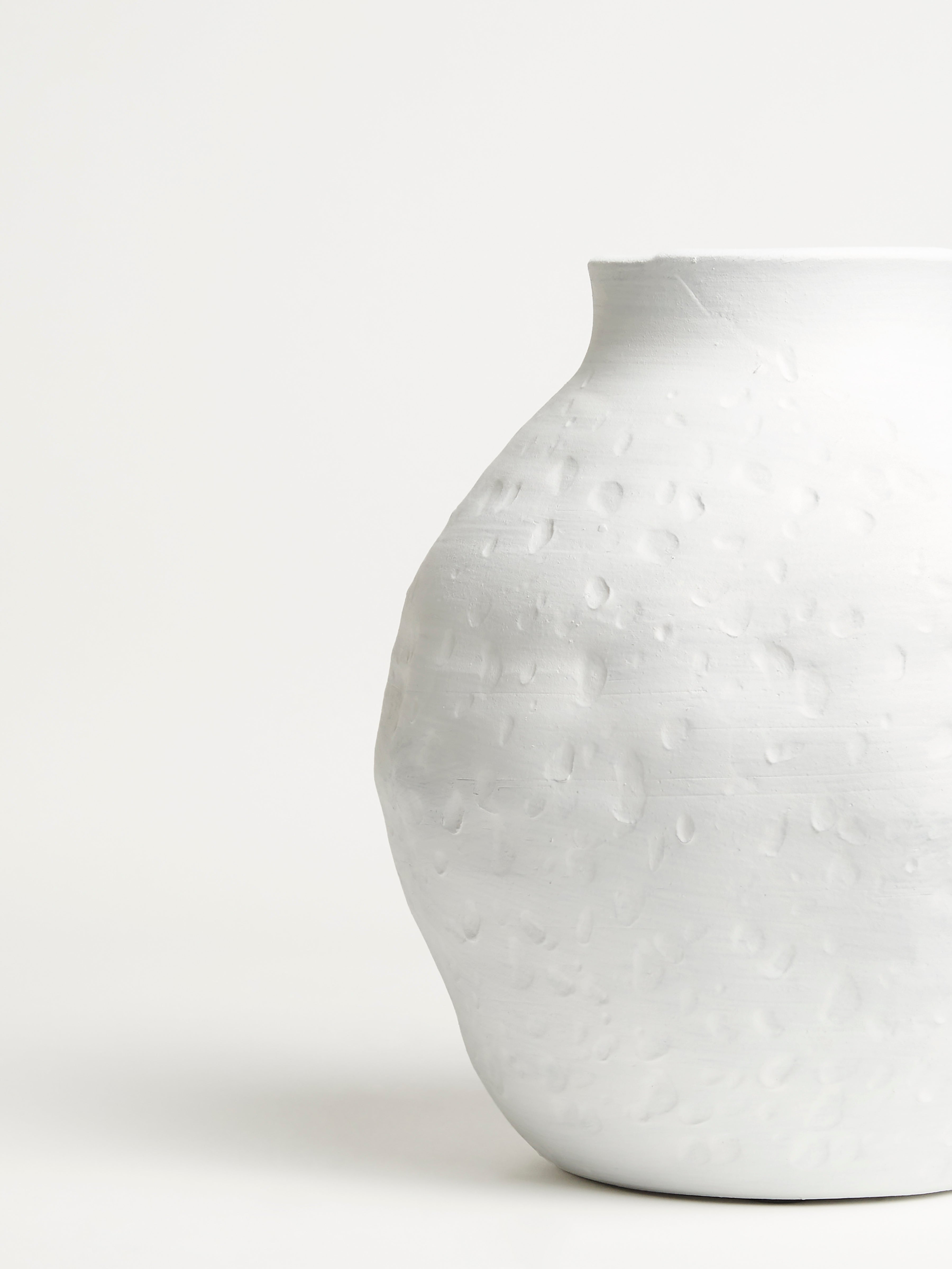 Ceramic White Vase