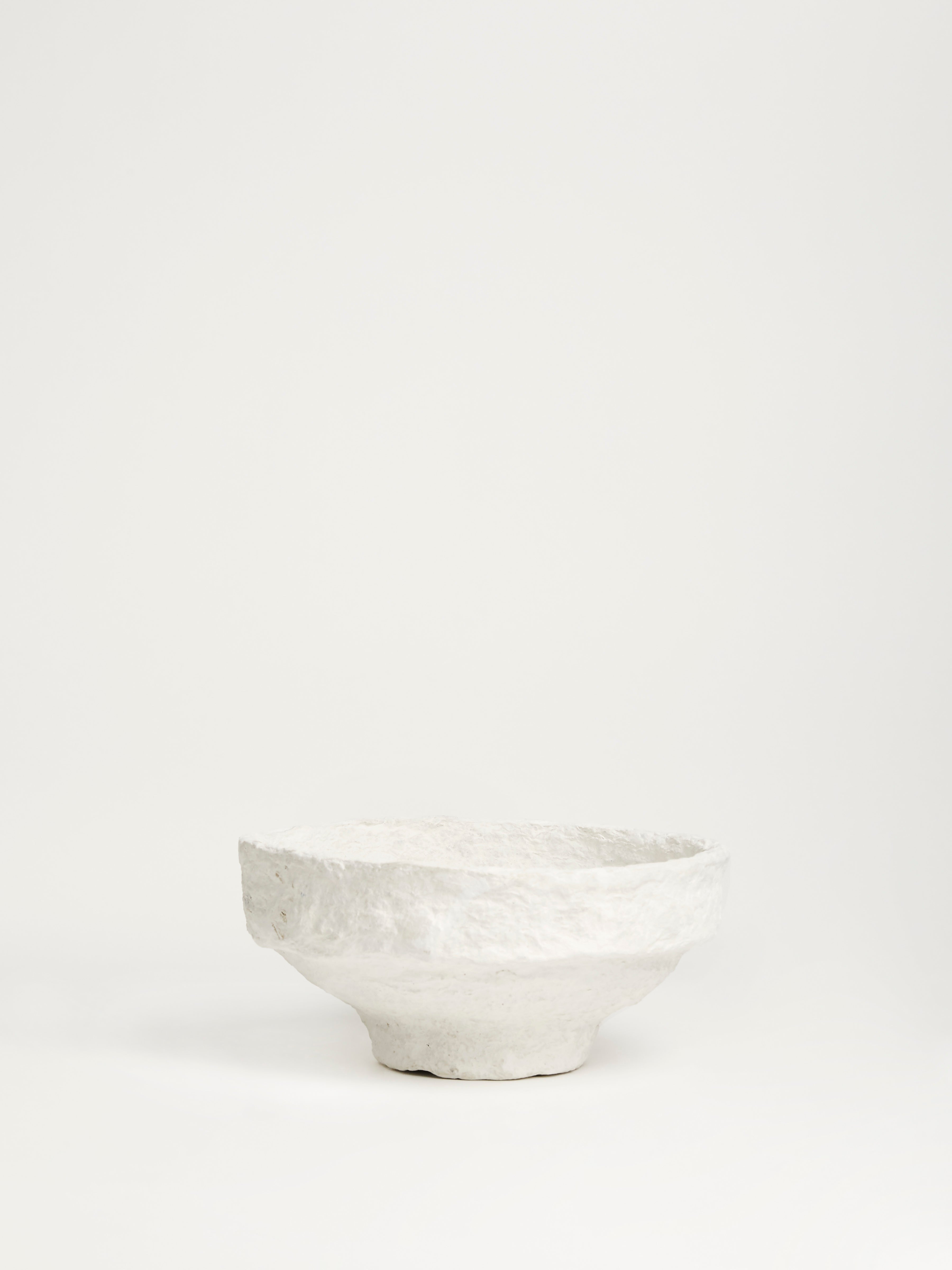 White Sculpture Bowl