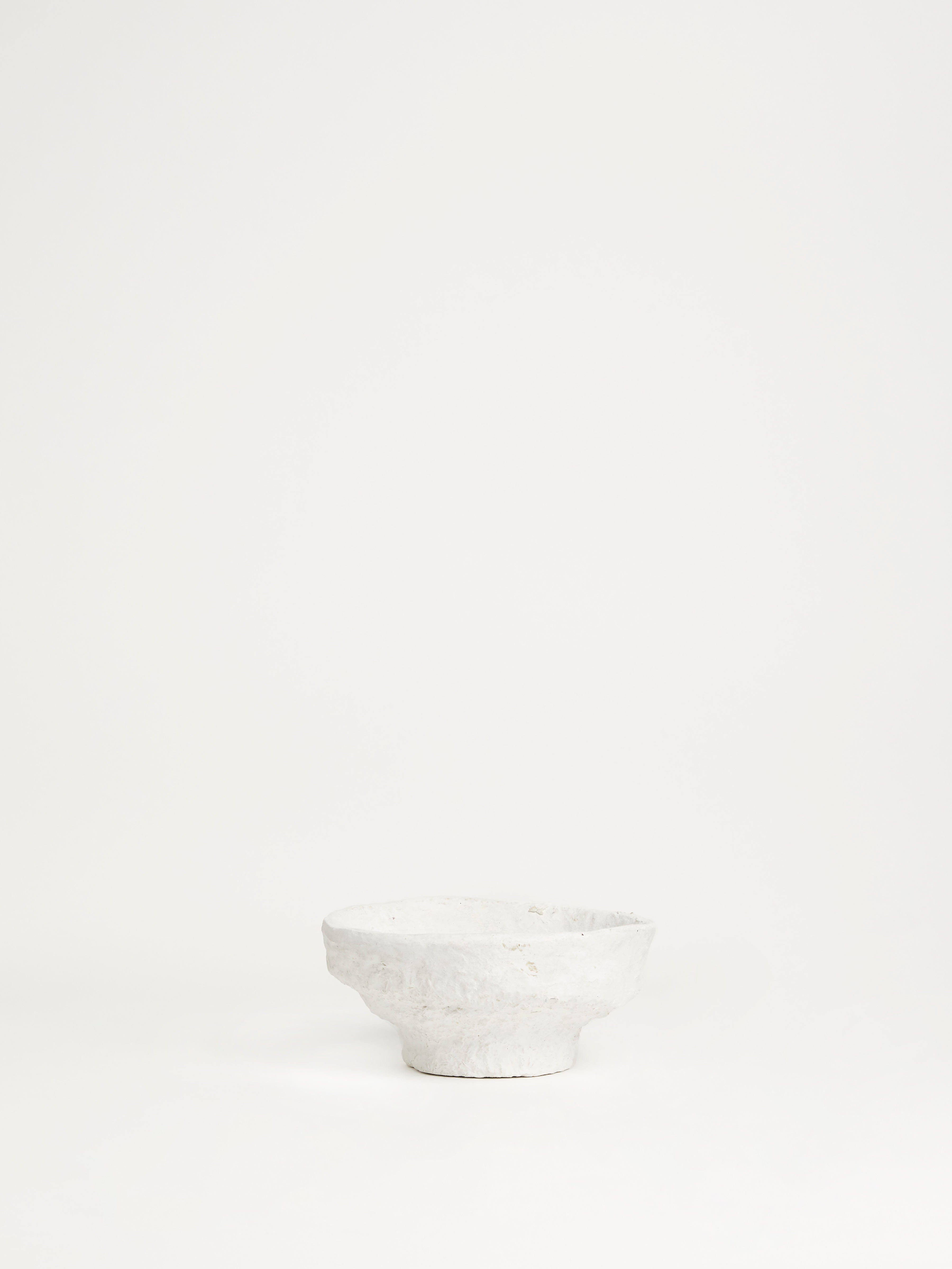 White Sculpture Bowl