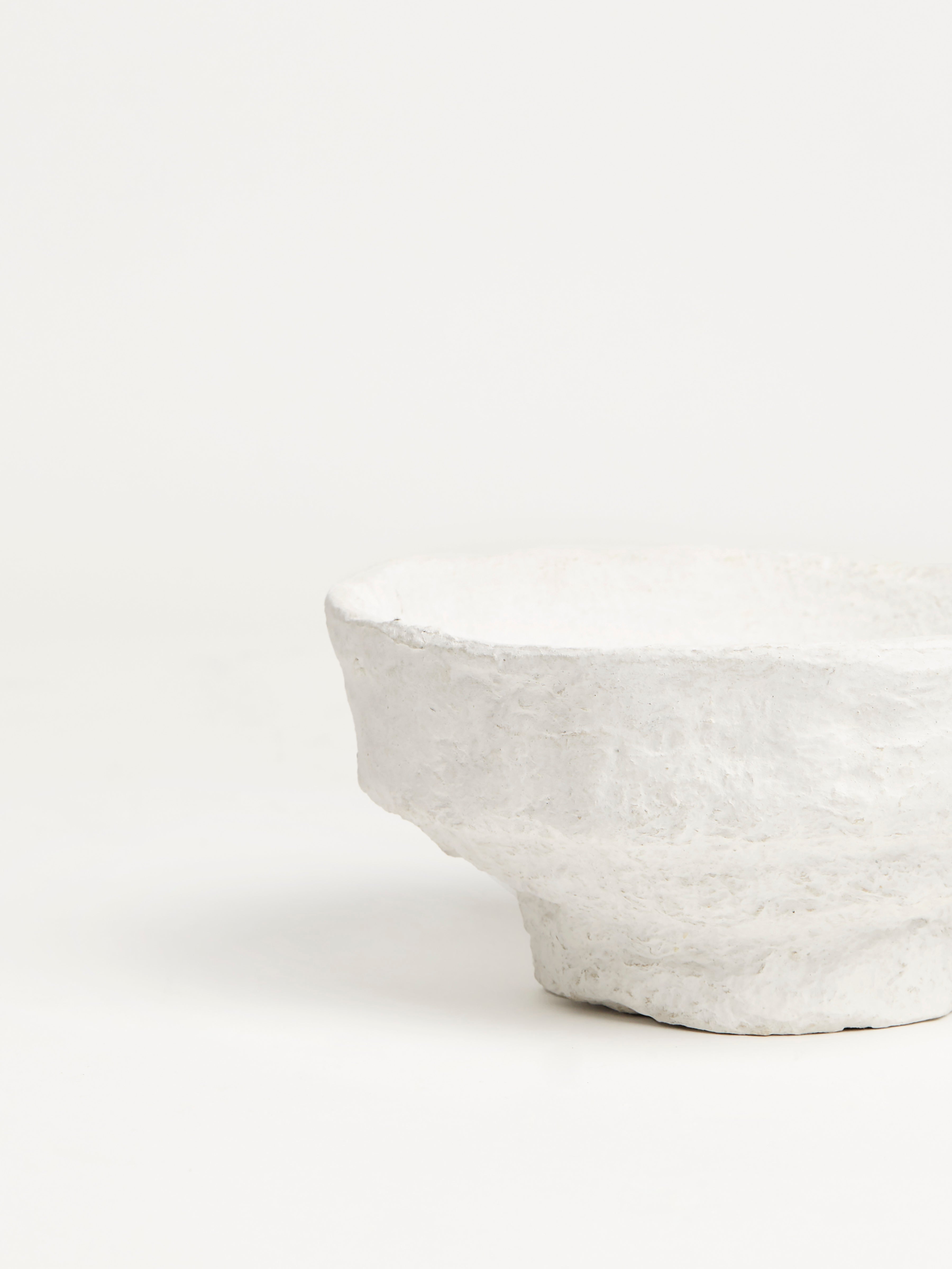 White Sculpture Bowl
