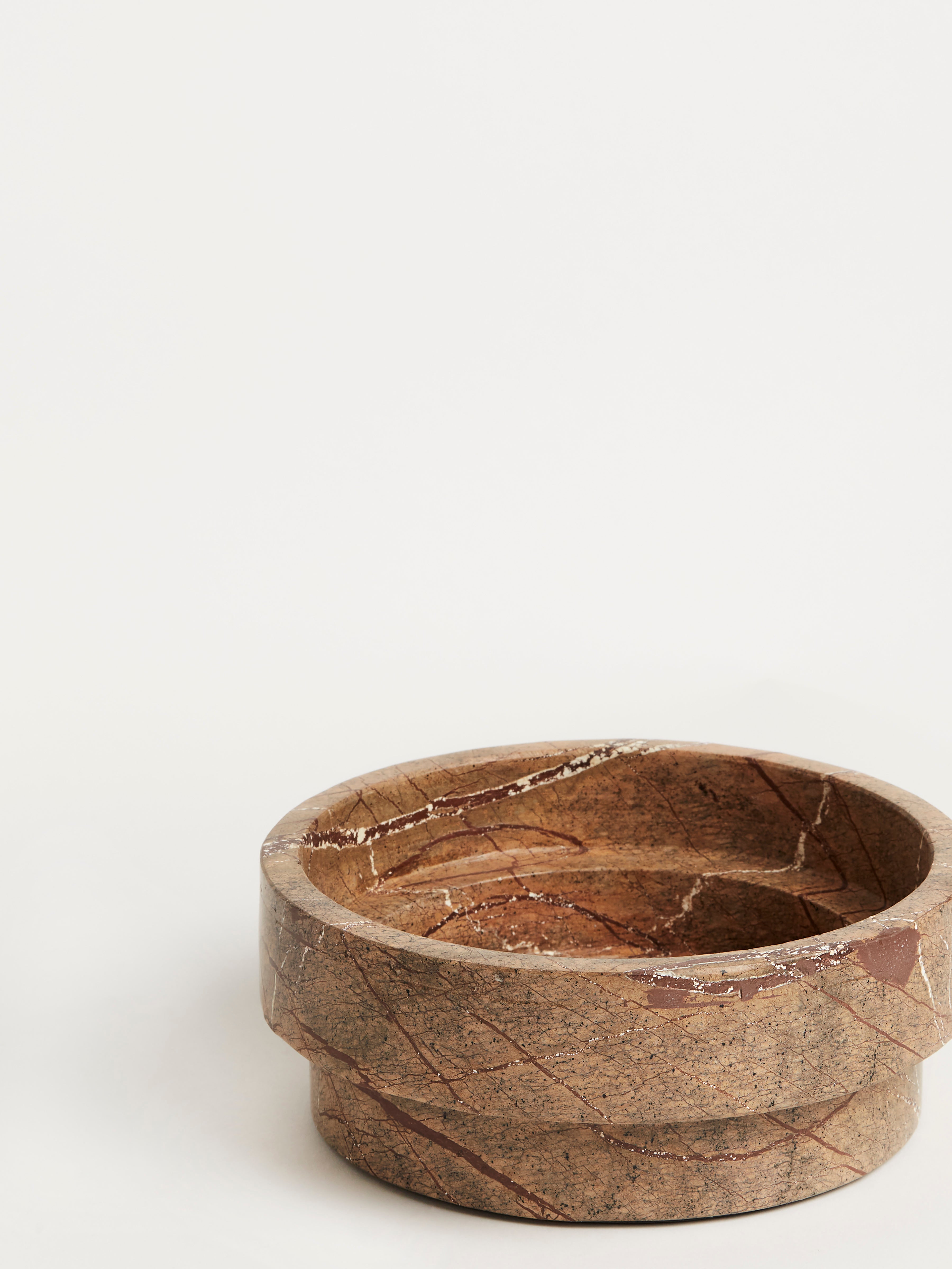 Stepped Marble Bowl