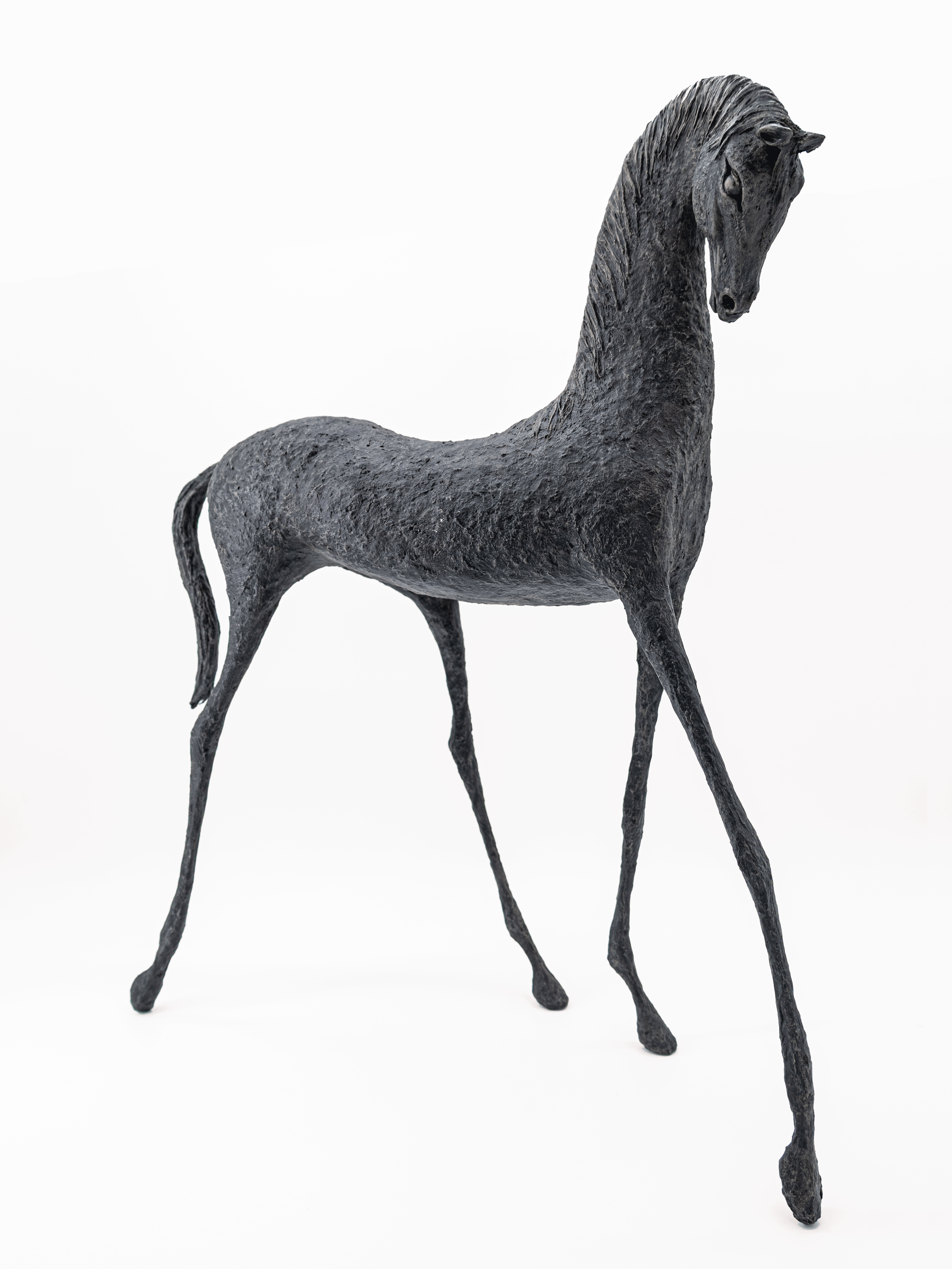 Hand-made horse sculptures - Ayda and Saige - by Alexandra Shorey