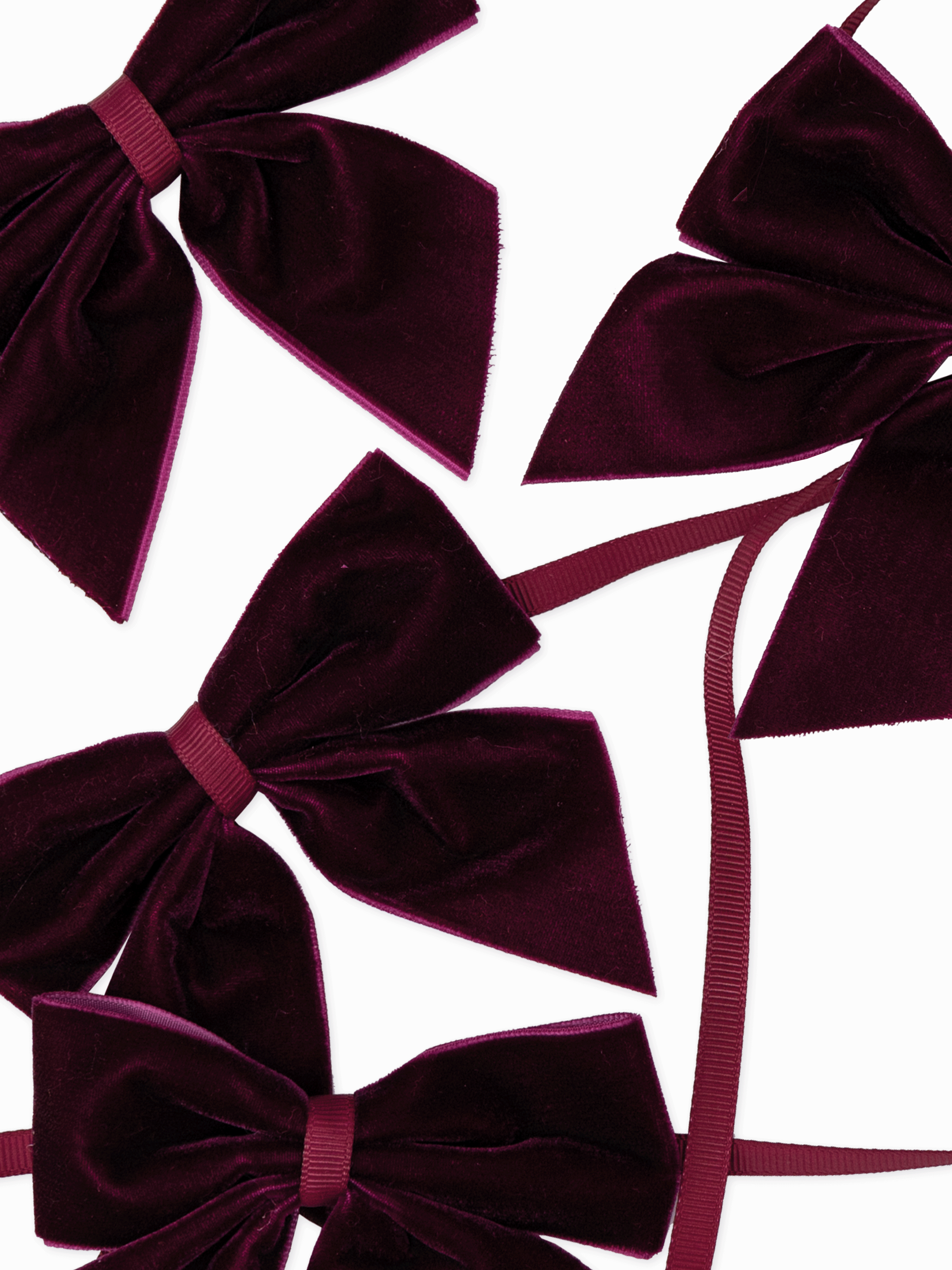 Burgundy Napkin Bows (Set of 4)