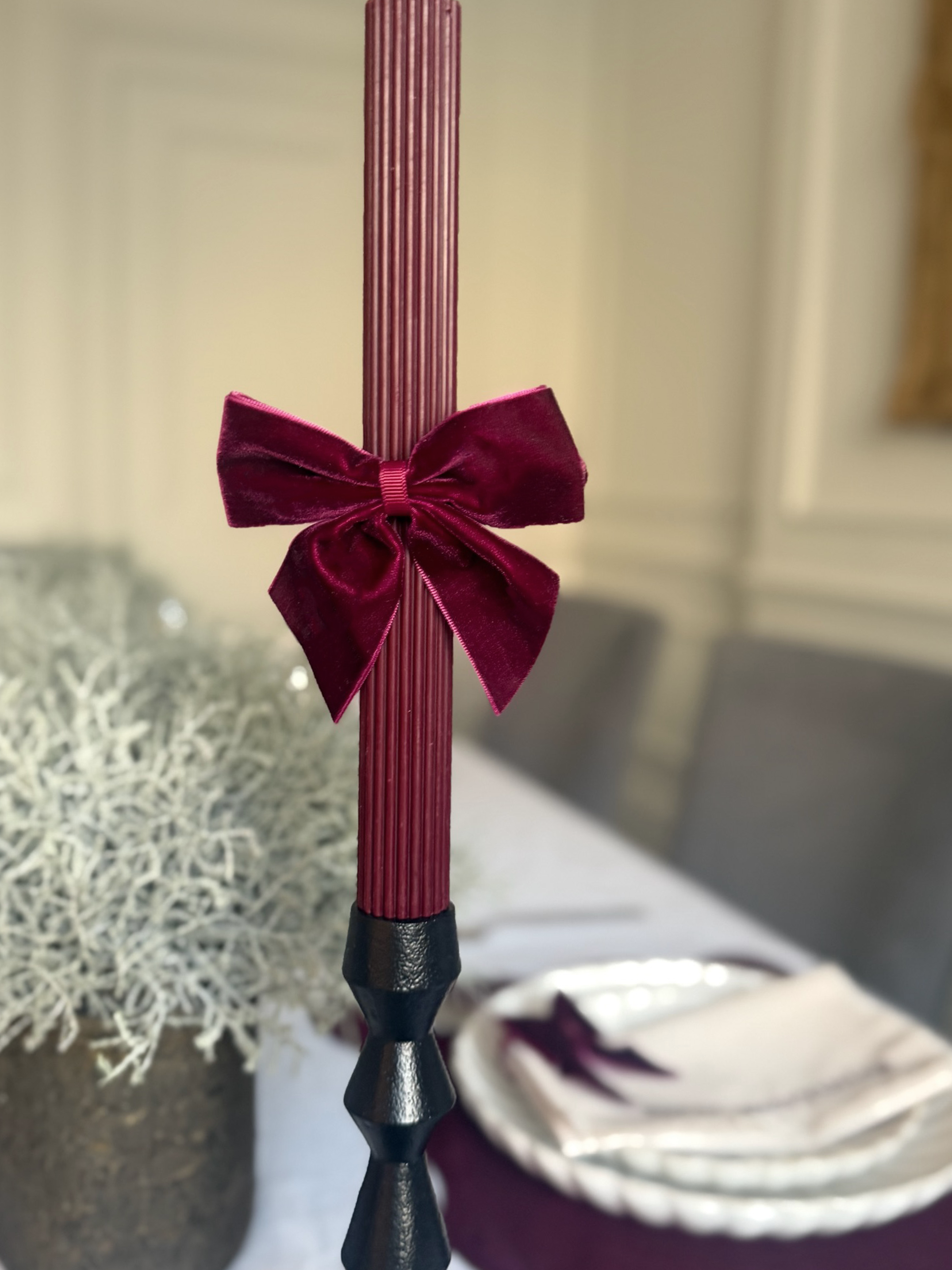 Burgundy Napkin Bows (Set of 4)