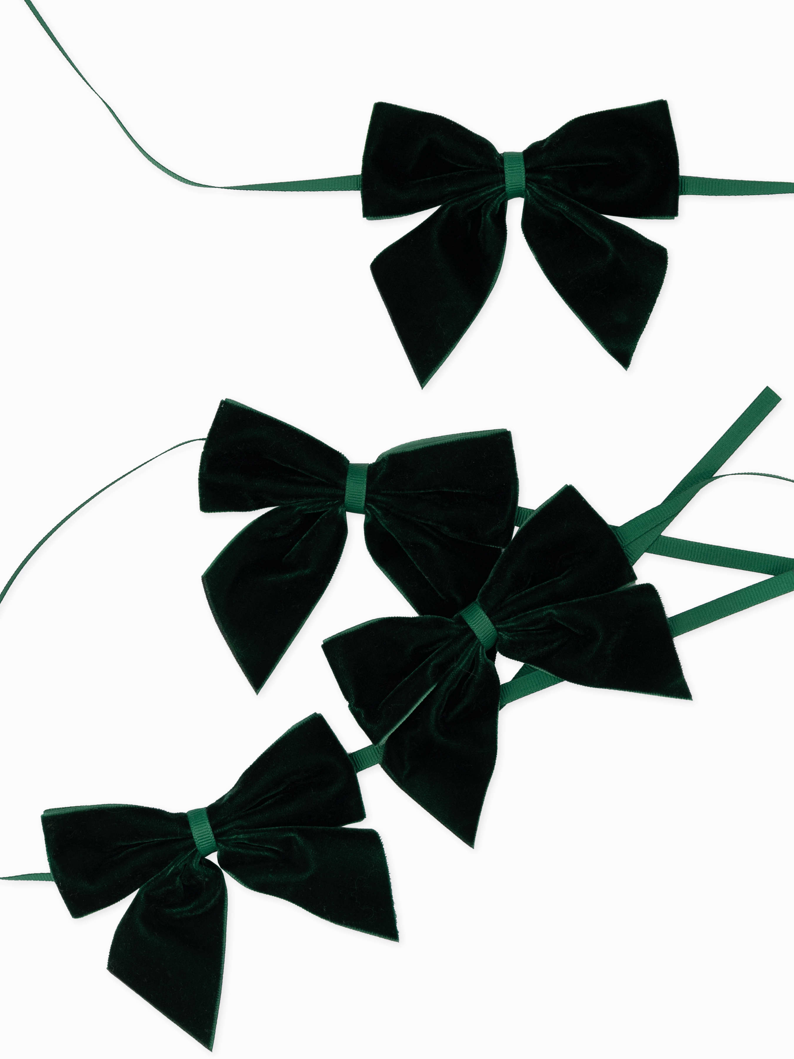 Forest Green Napkin Bows (Set of 4)