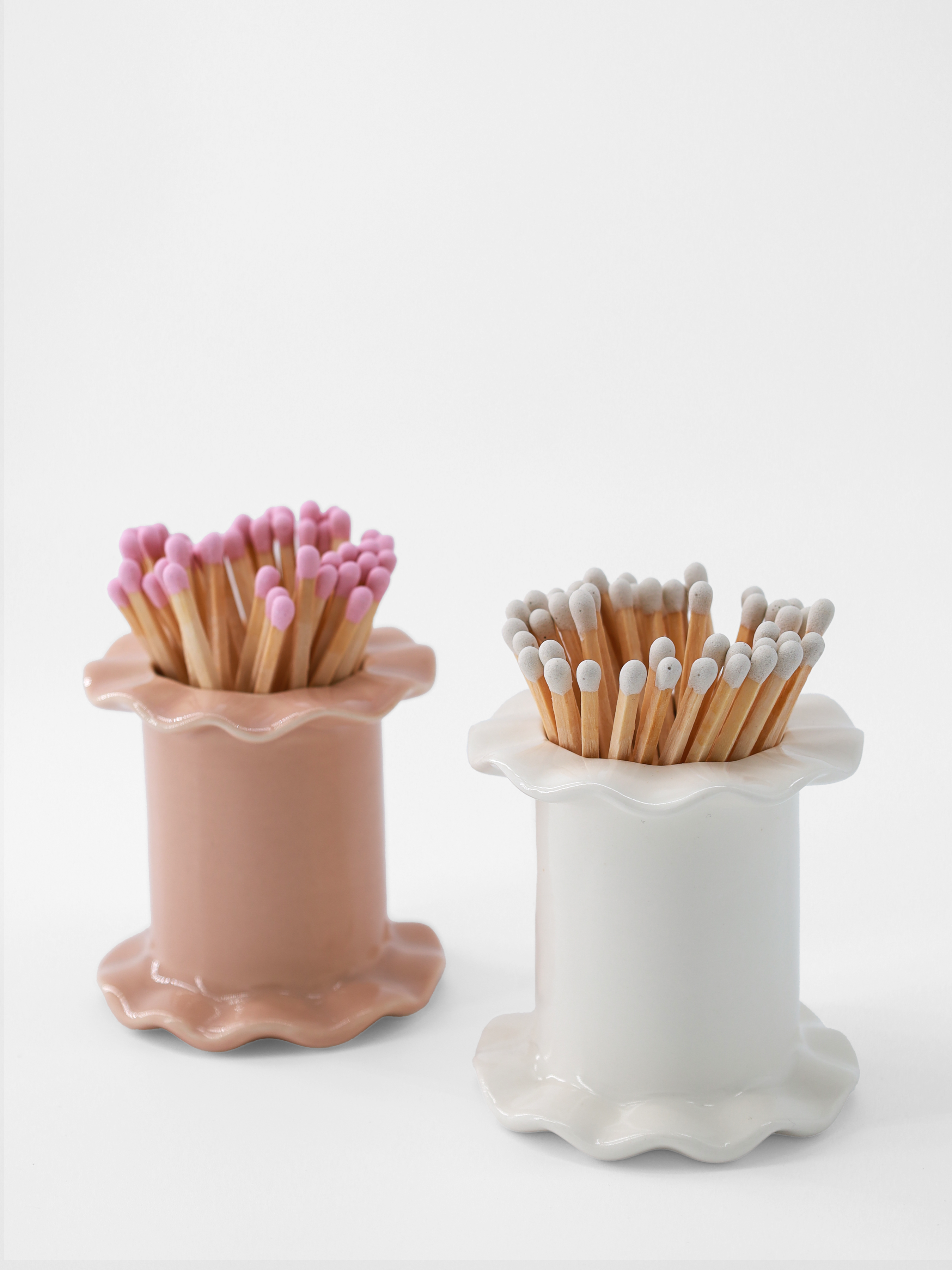 Ruffle Matchstick Holder