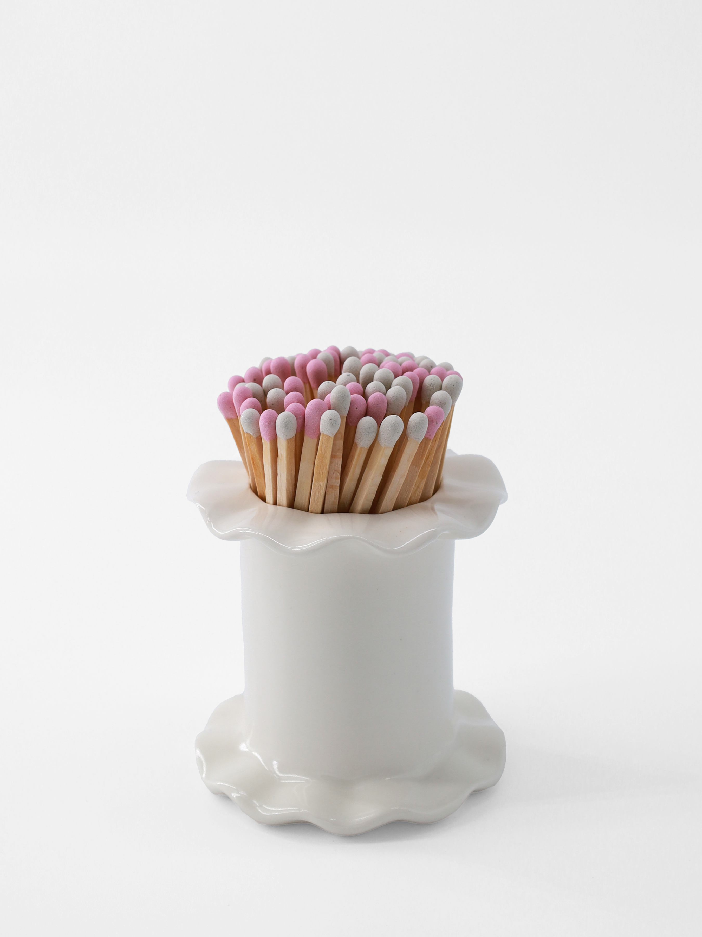 Ruffle Matchstick Holder