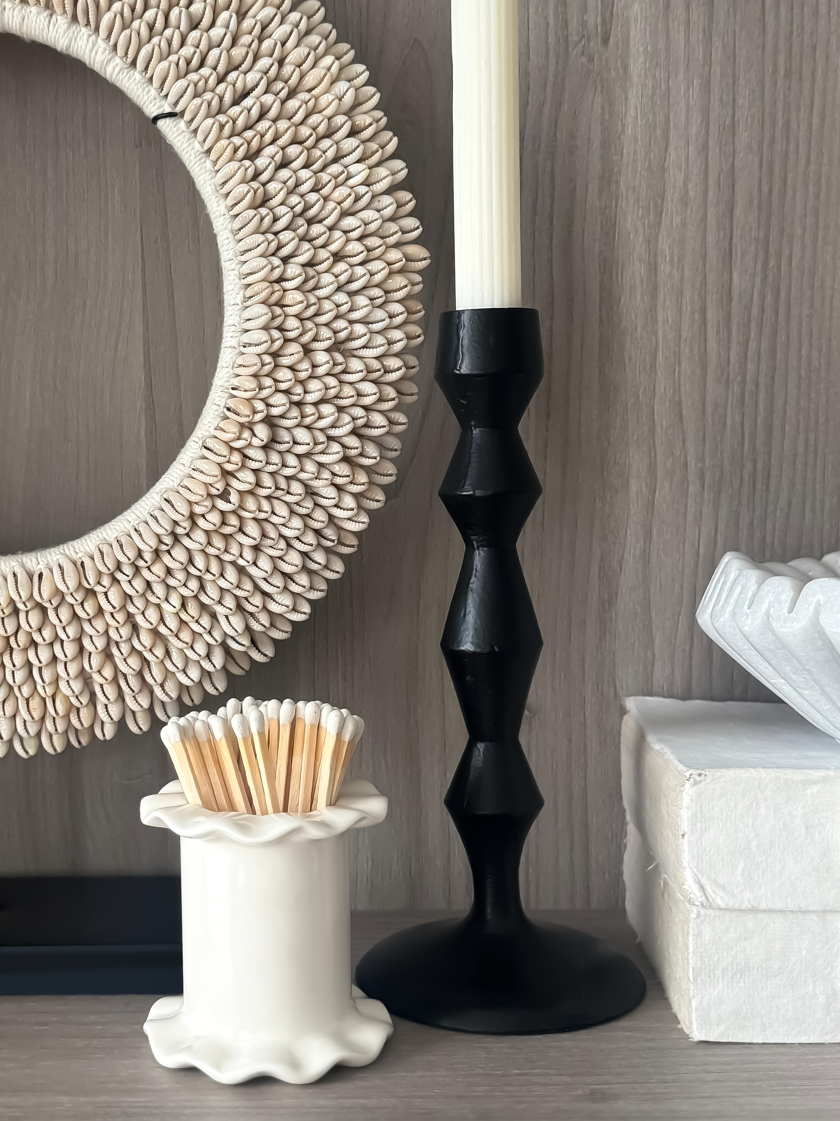 Ruffle Matchstick Holder