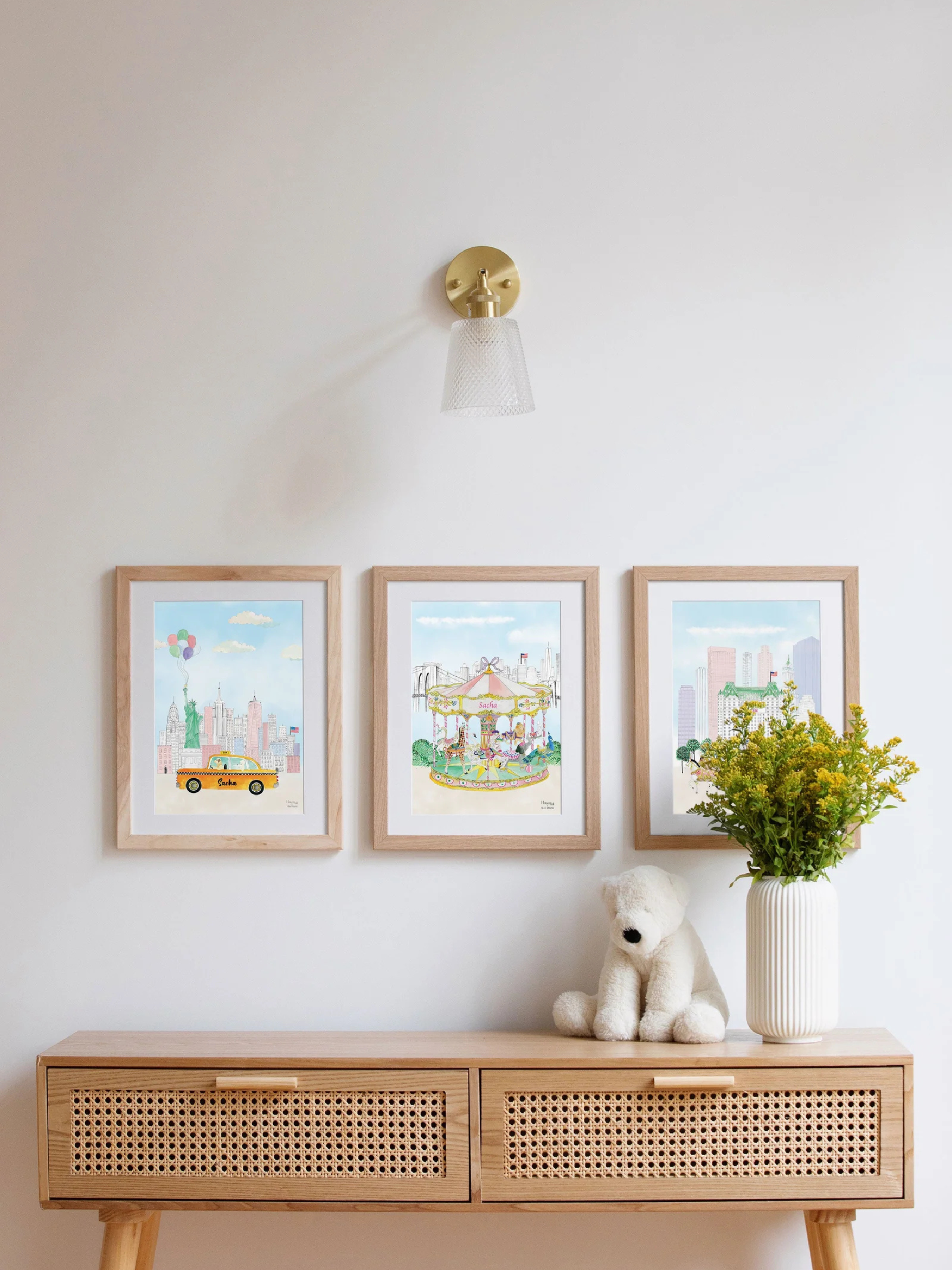 The carriage of Central Park (Blue)