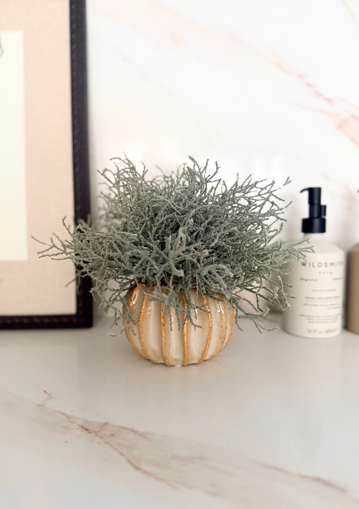 Small Lydia with Santolina