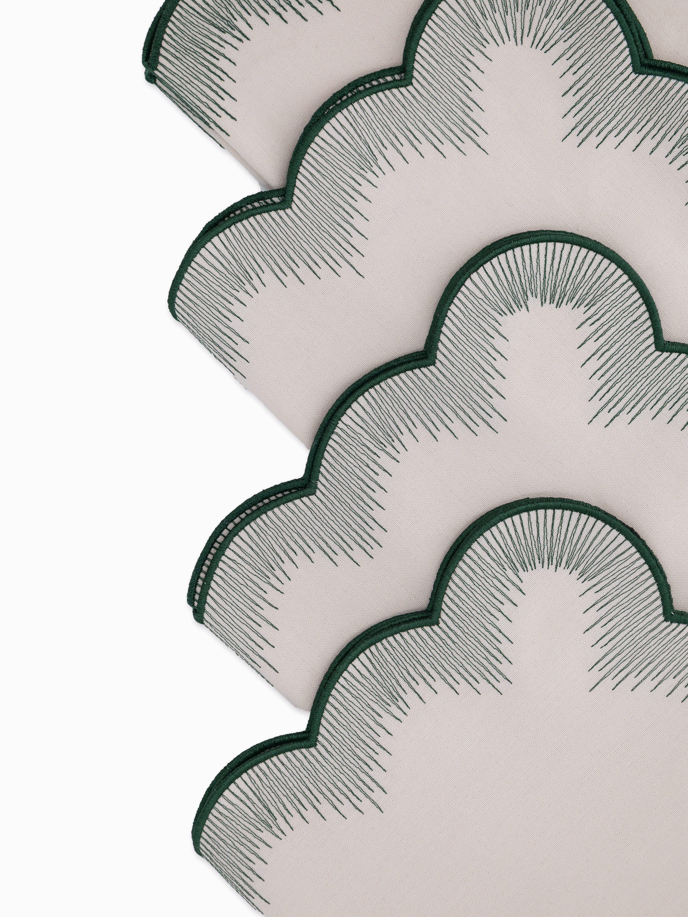 Willow Napkin Forest Green (Set of 4)