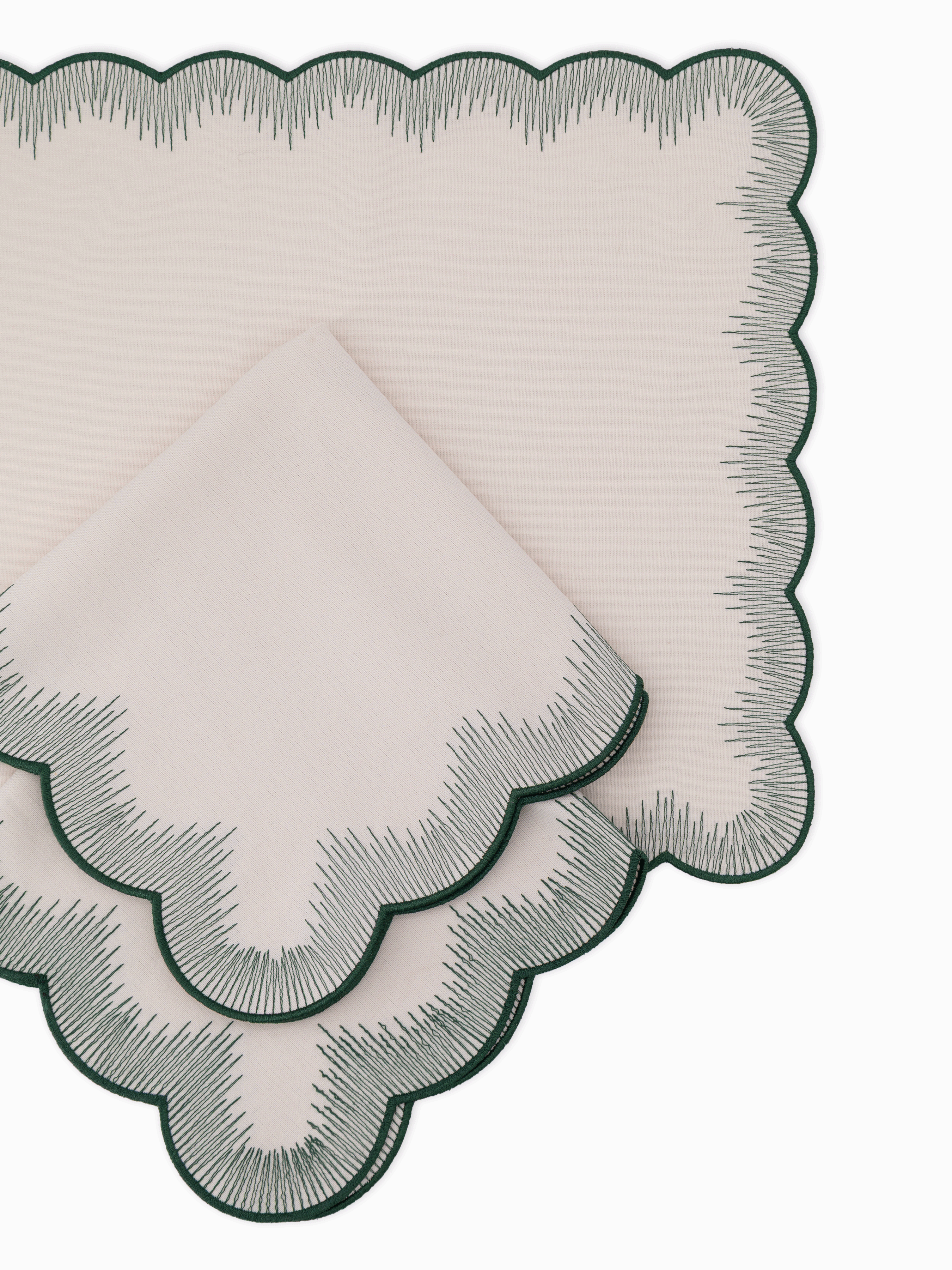 Willow Napkin Forest Green (Set of 4)