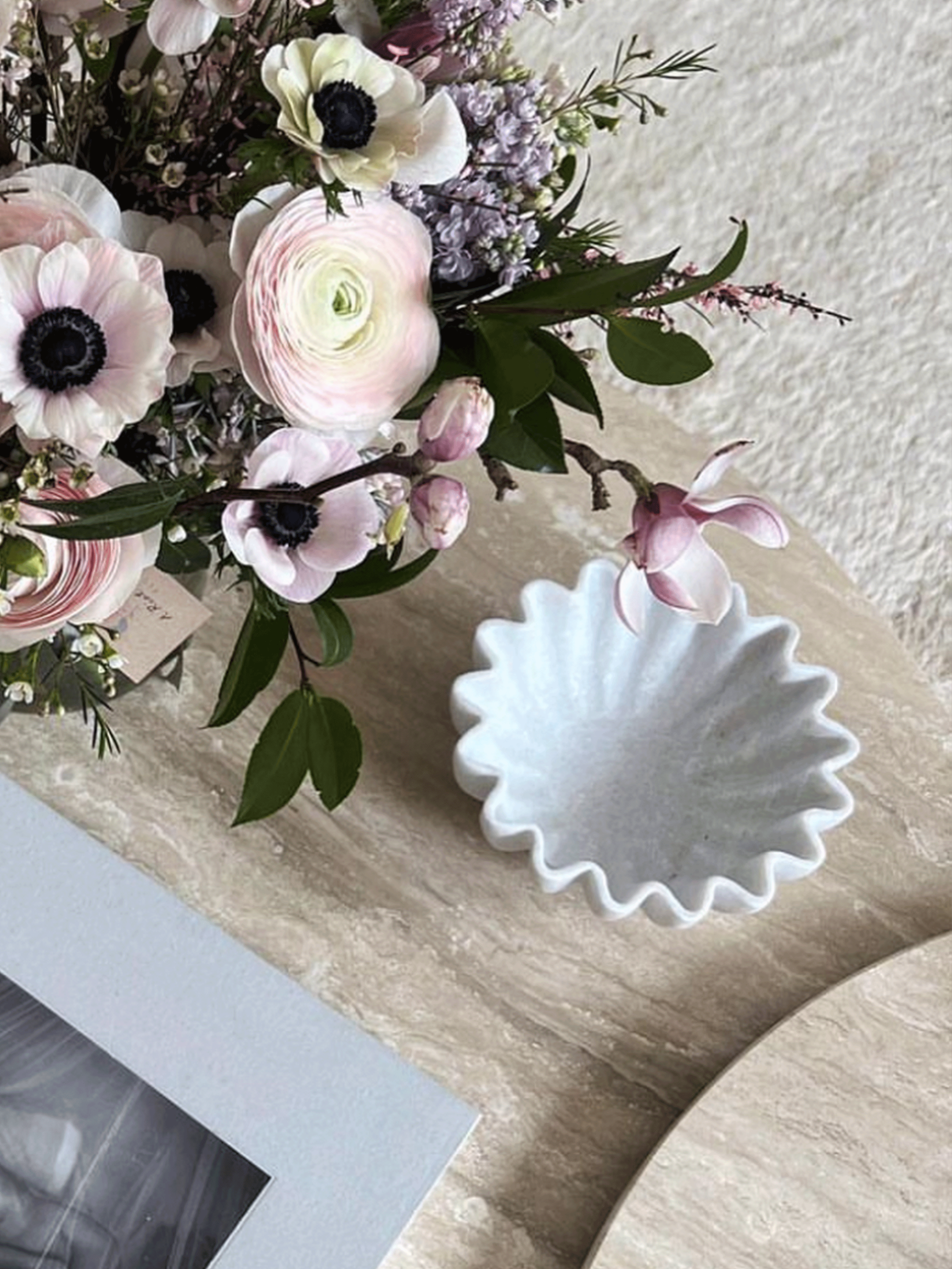 Curve Marble Bowl