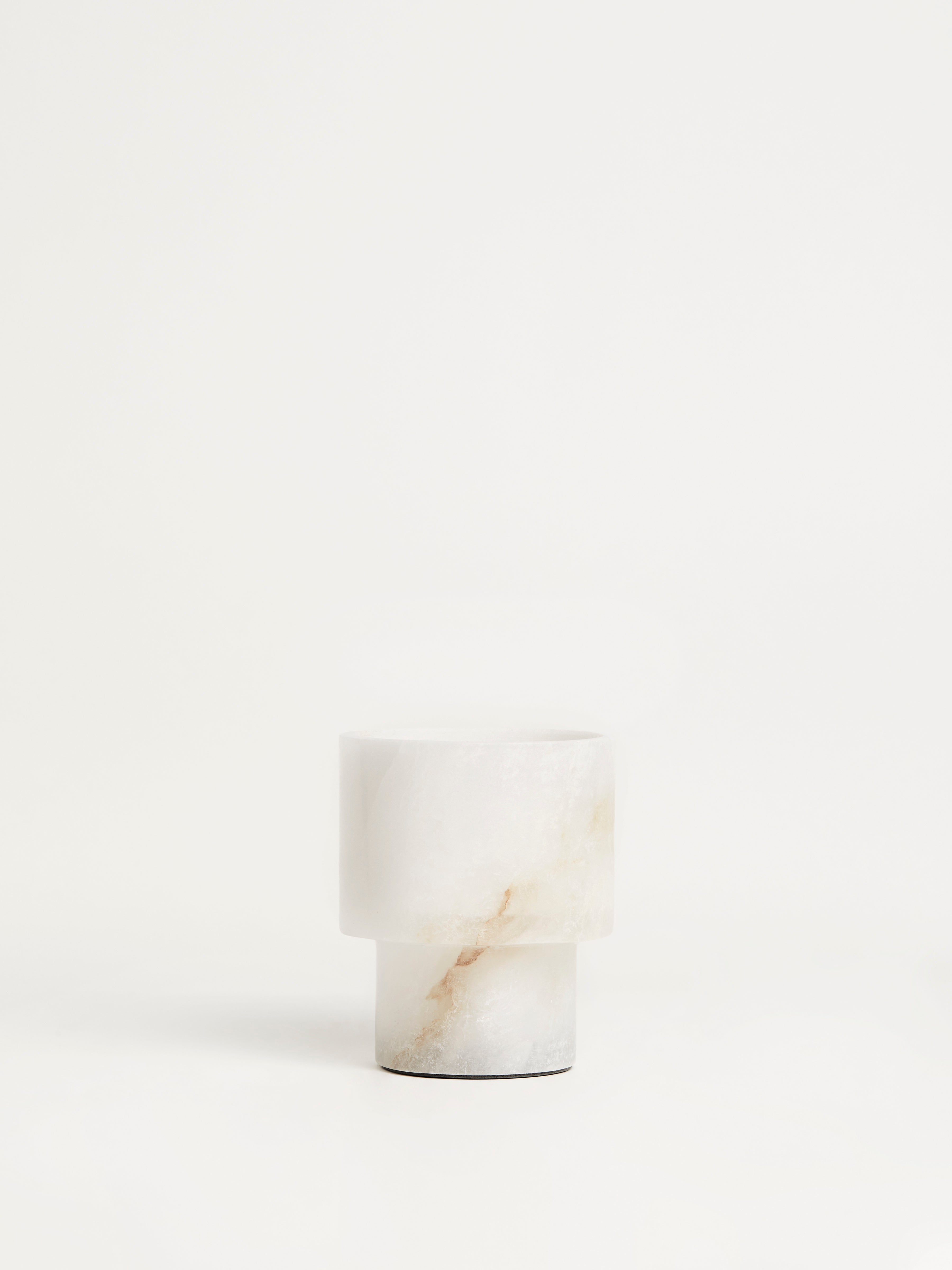 White Alabaster Vase