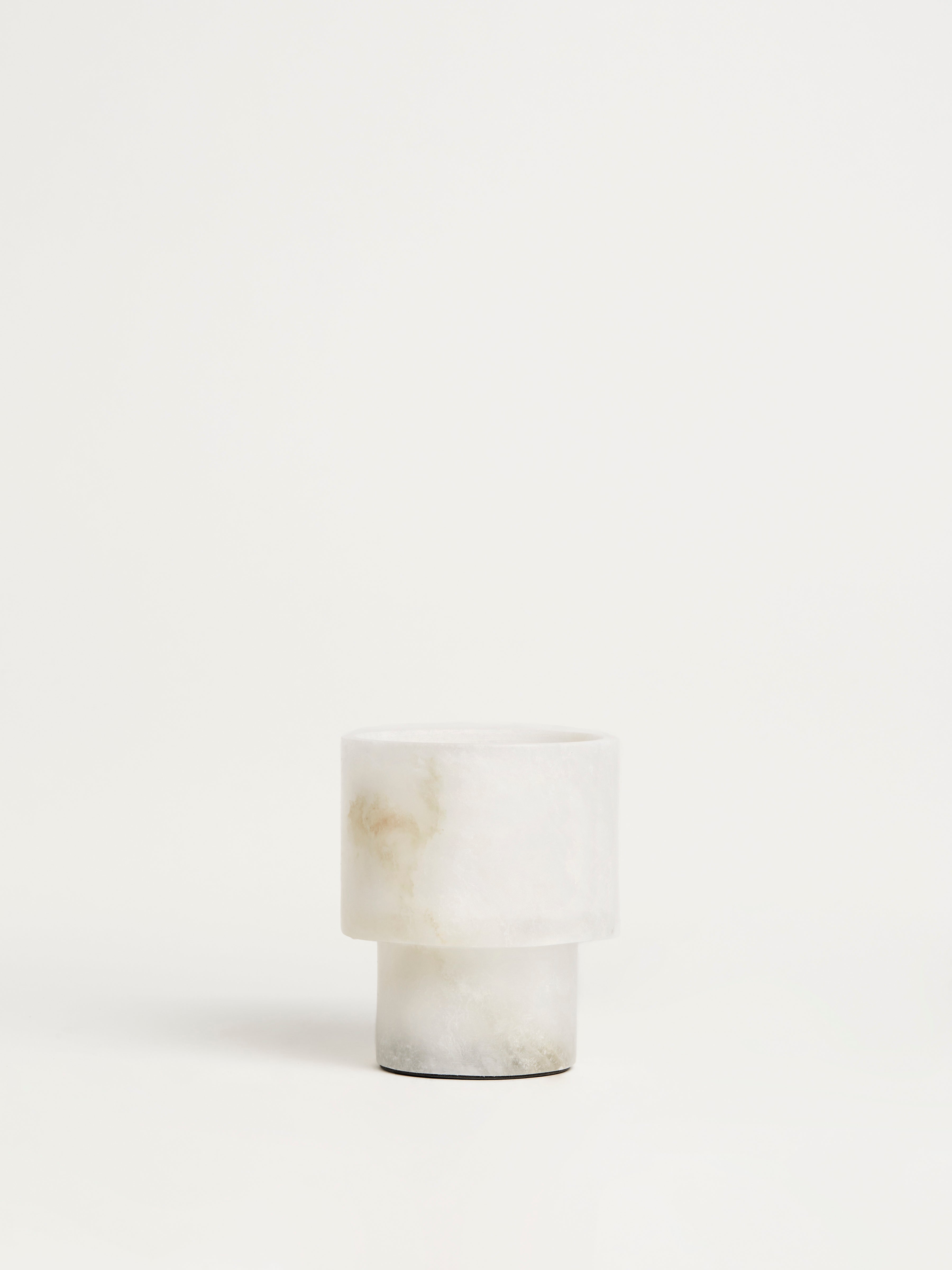 White Alabaster Vase