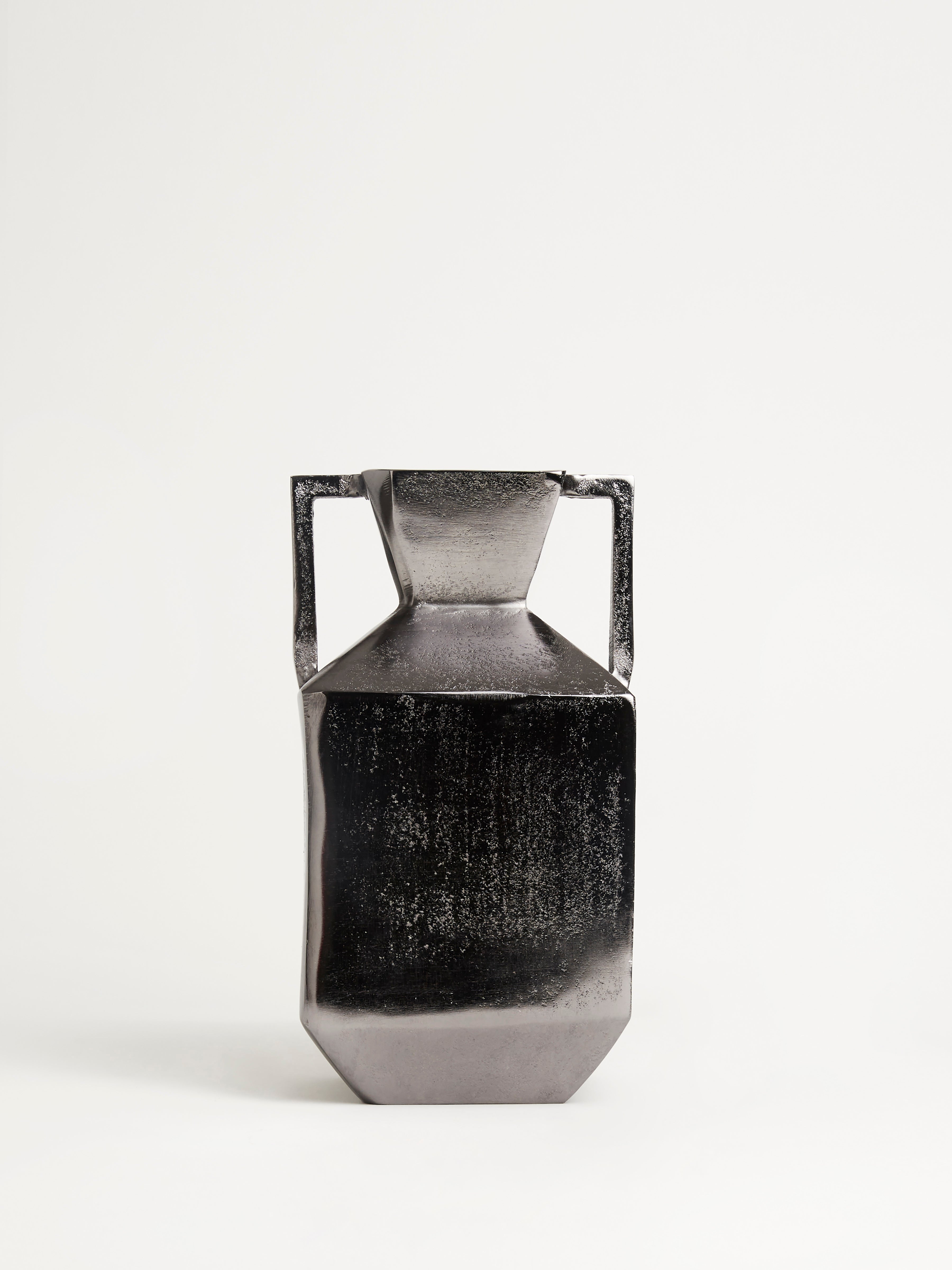 Square Bronze Vase